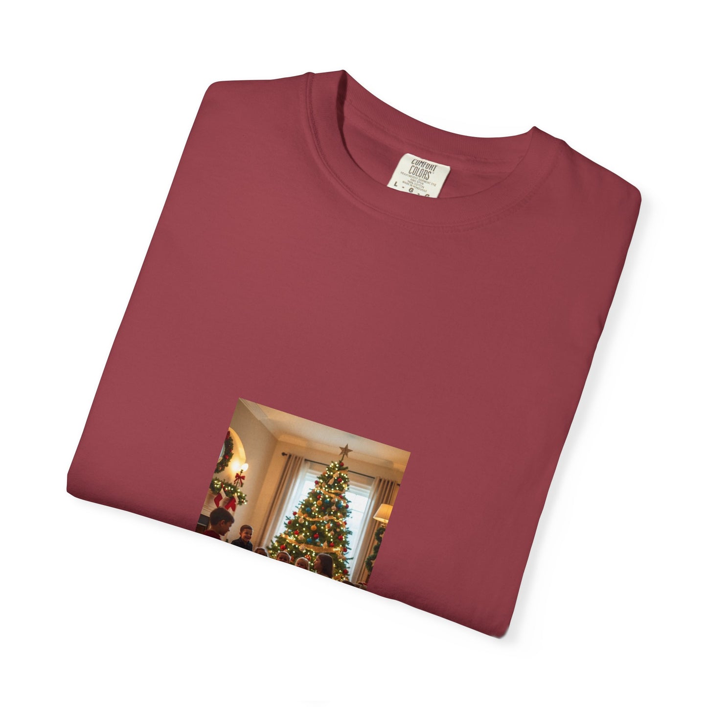Festive Christmas Tee, Holiday Unisex T-shirt, Cozy Family Gathering Shirt, Unique Gift for Him/Her, Joyful Winter Apparel