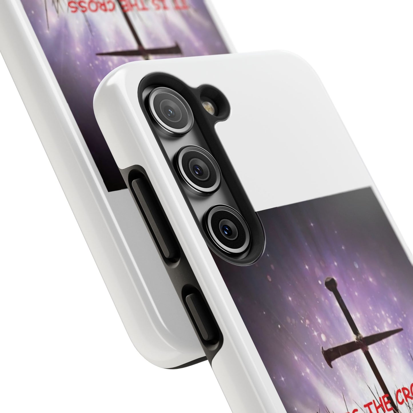 Christian Cross Phone Case — “It Is The Cross” Tough Protective Case