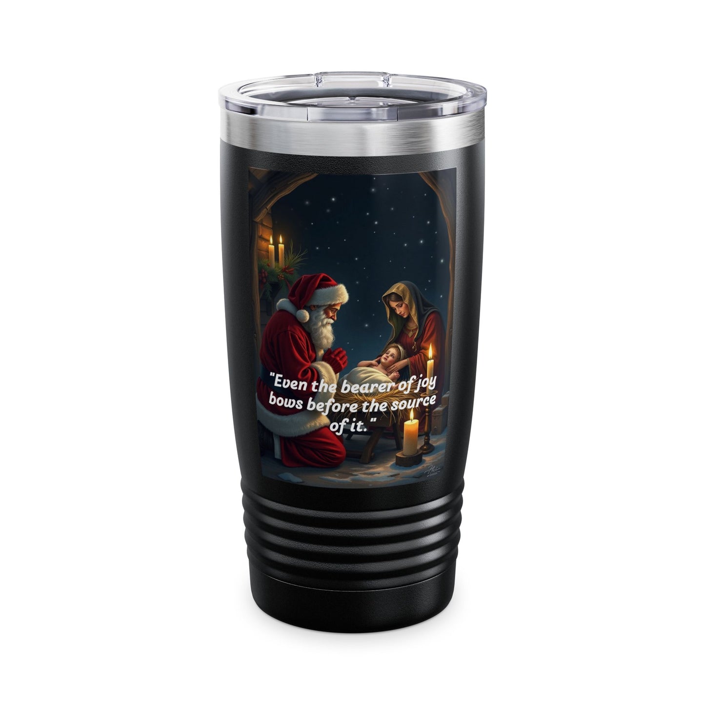 Christmas Santa Quote Tumbler