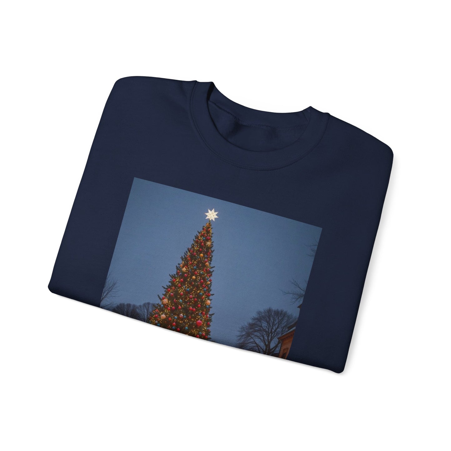 Christmas Tree Crewneck Sweatshirt, Cozy Holiday Apparel, Unisex Christmas Gift, Winter Fashion, Festive Sweatshirt