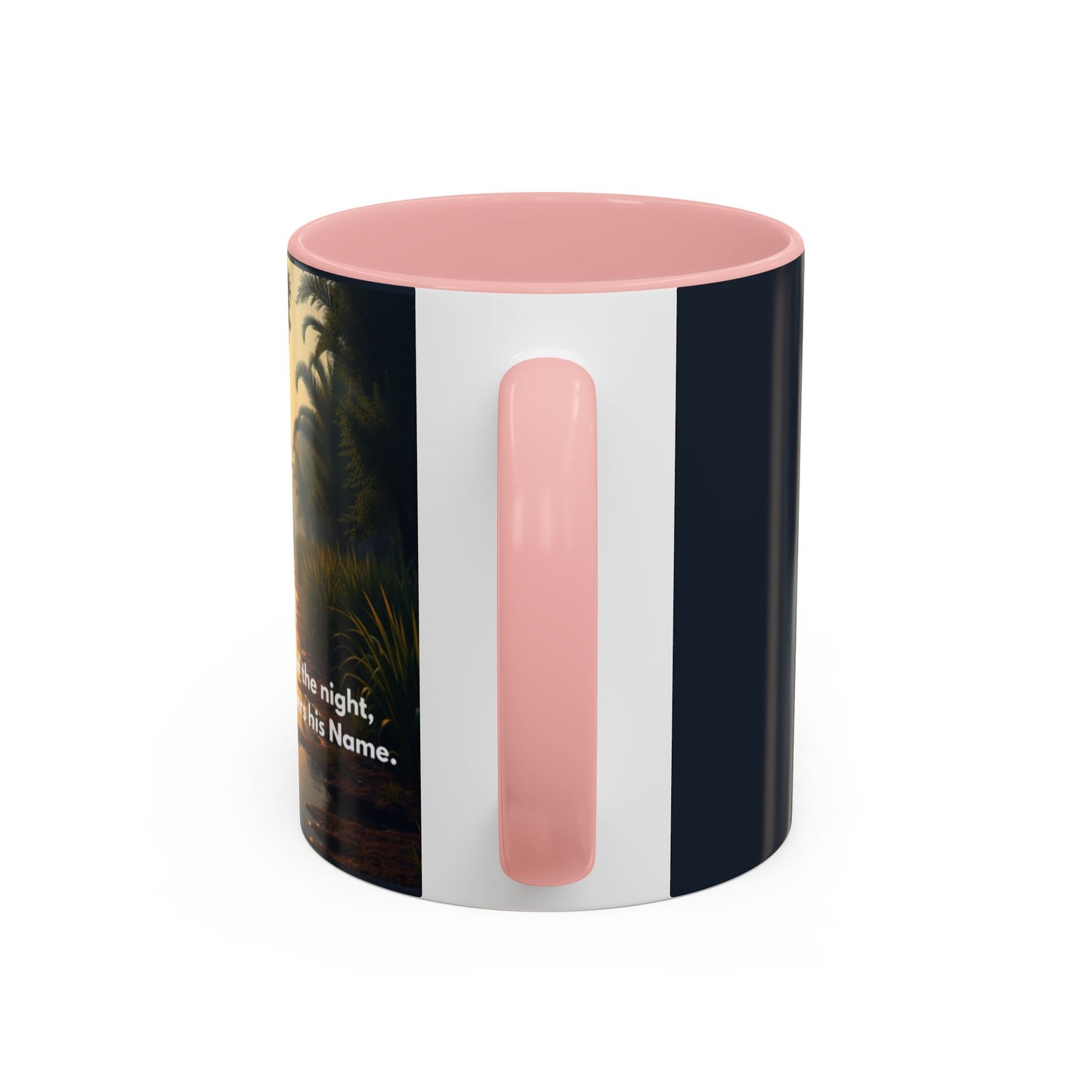 Bayou Night Coffee Mug — 'In the Stillness of the Night, The Bayou Whispers His Name' Accent Mug