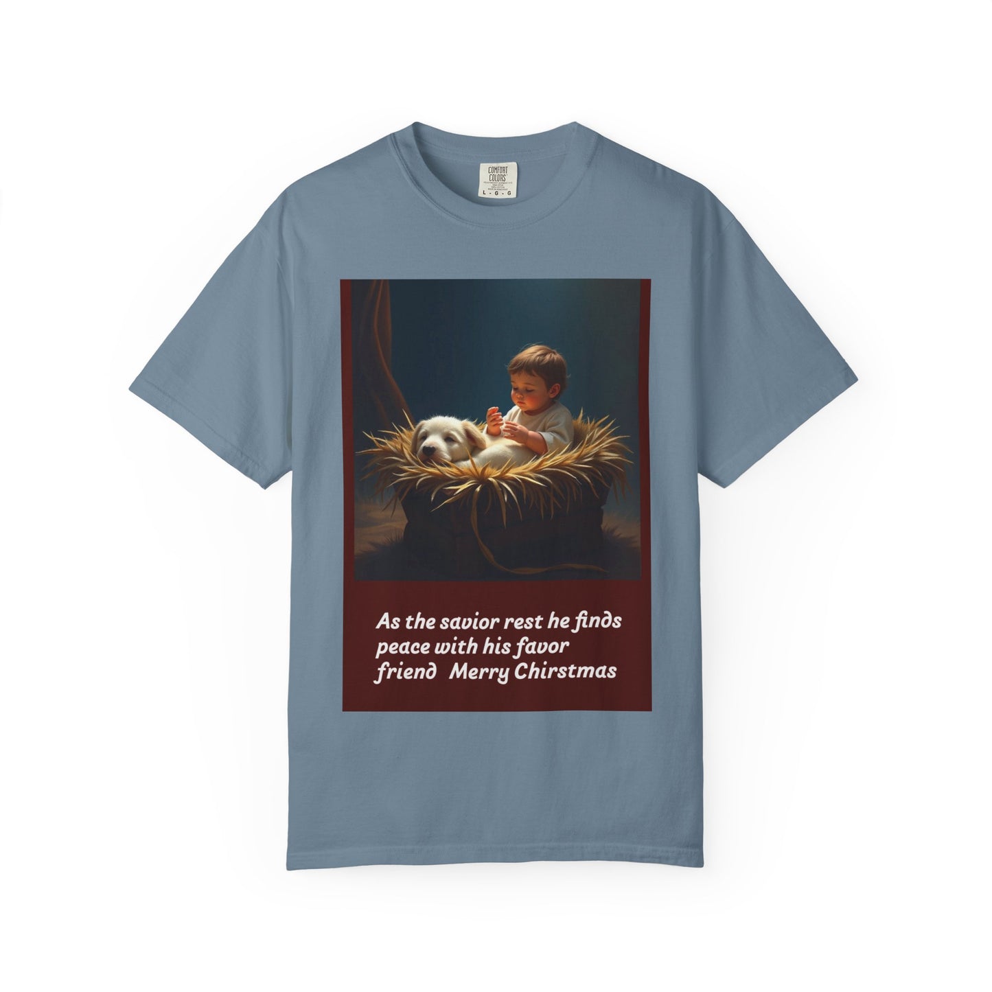 Unisex Christmas T-Shirt, Holiday Spirit Tee, Cozy Garment-Dyed Top, Festive Gift, Seasonal Wear