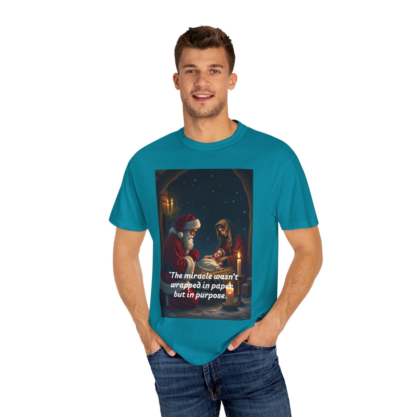 Christmas Miracle T-Shirt, Unisex Holiday Tee, Gift for Men and Women, Festive Apparel, Unique Christmas Present, Cozy and Comfortable Wear