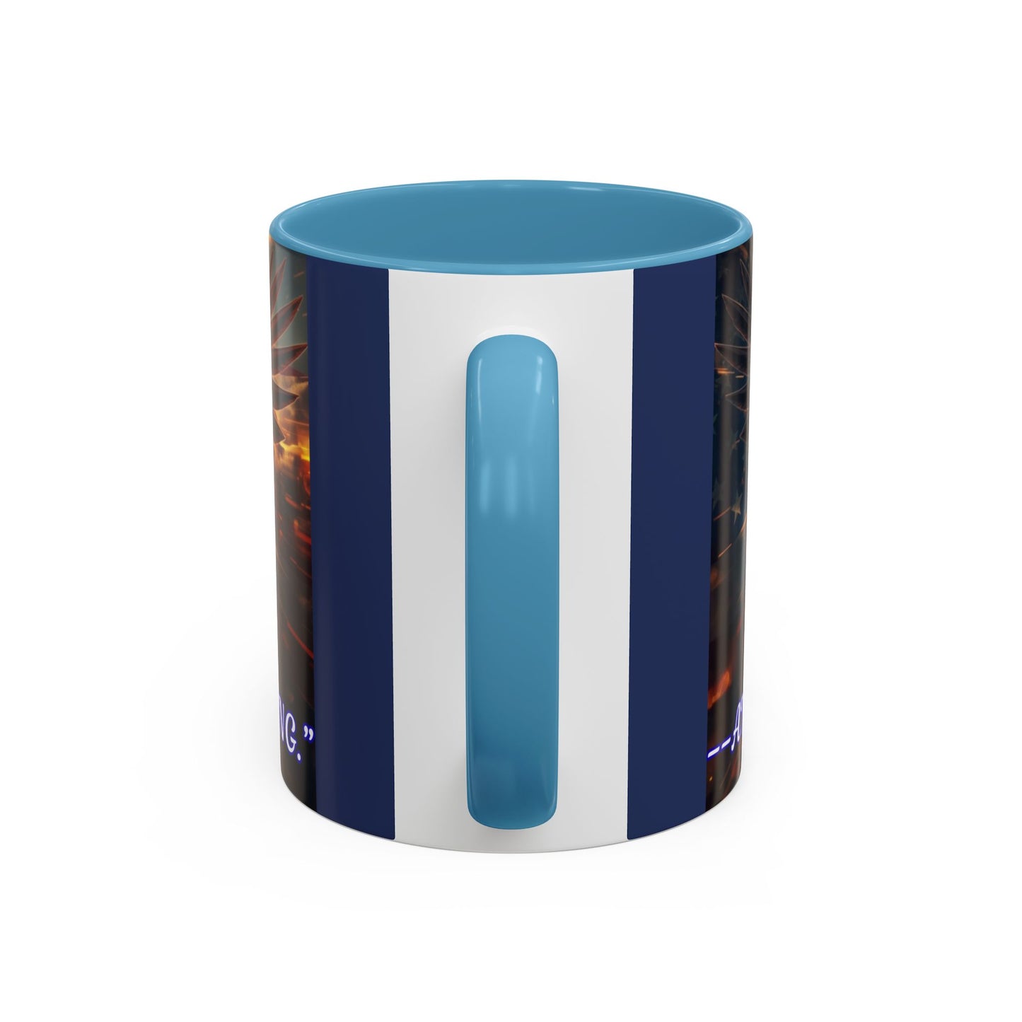 Patriotic Eagle Coffee Mug – "250 Years of Freedom" Accent Mug
