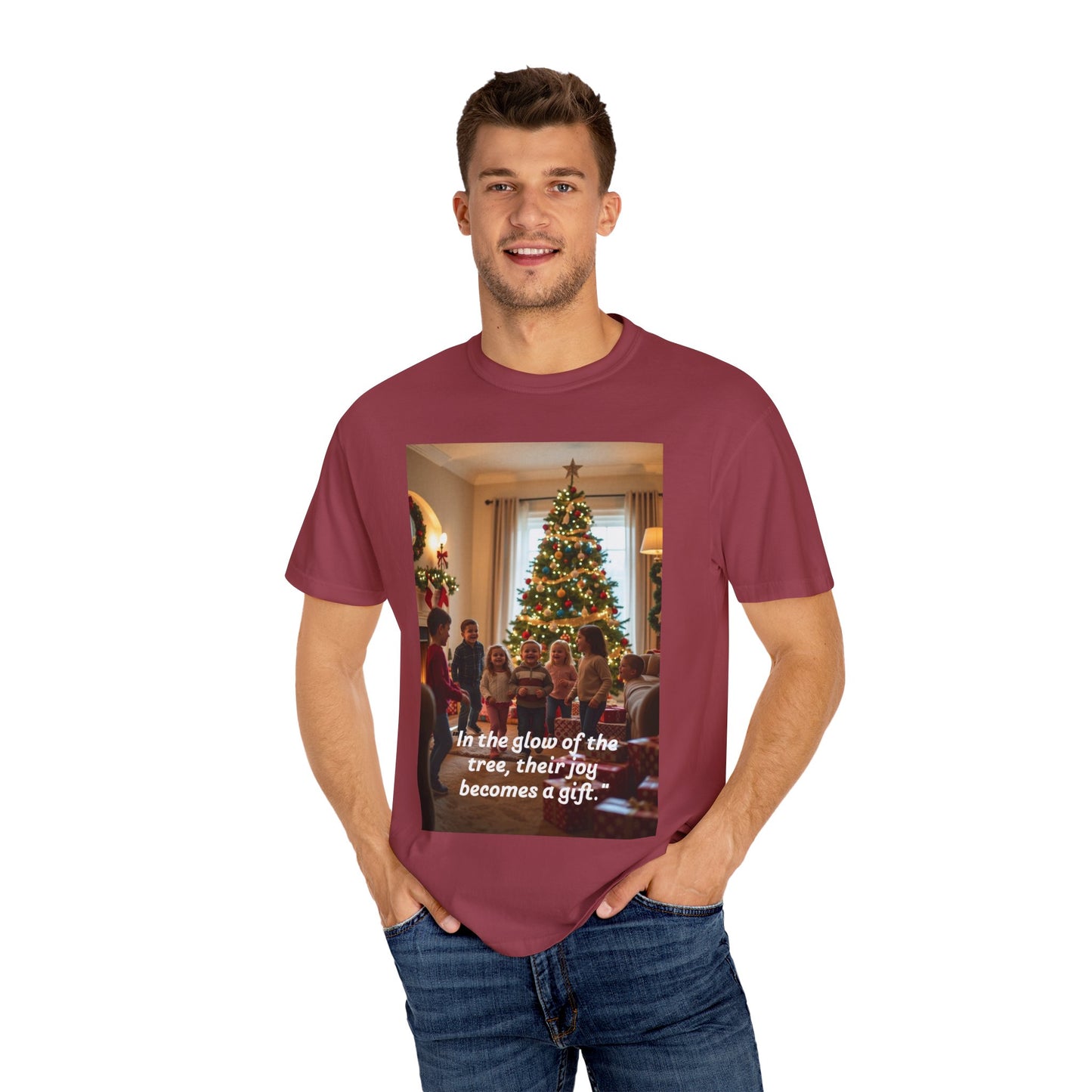 Christmas Joy Unisex T-shirt, Holiday Gift, Family Gathering Shirt, Festive Top, Merry Christmas Apparel