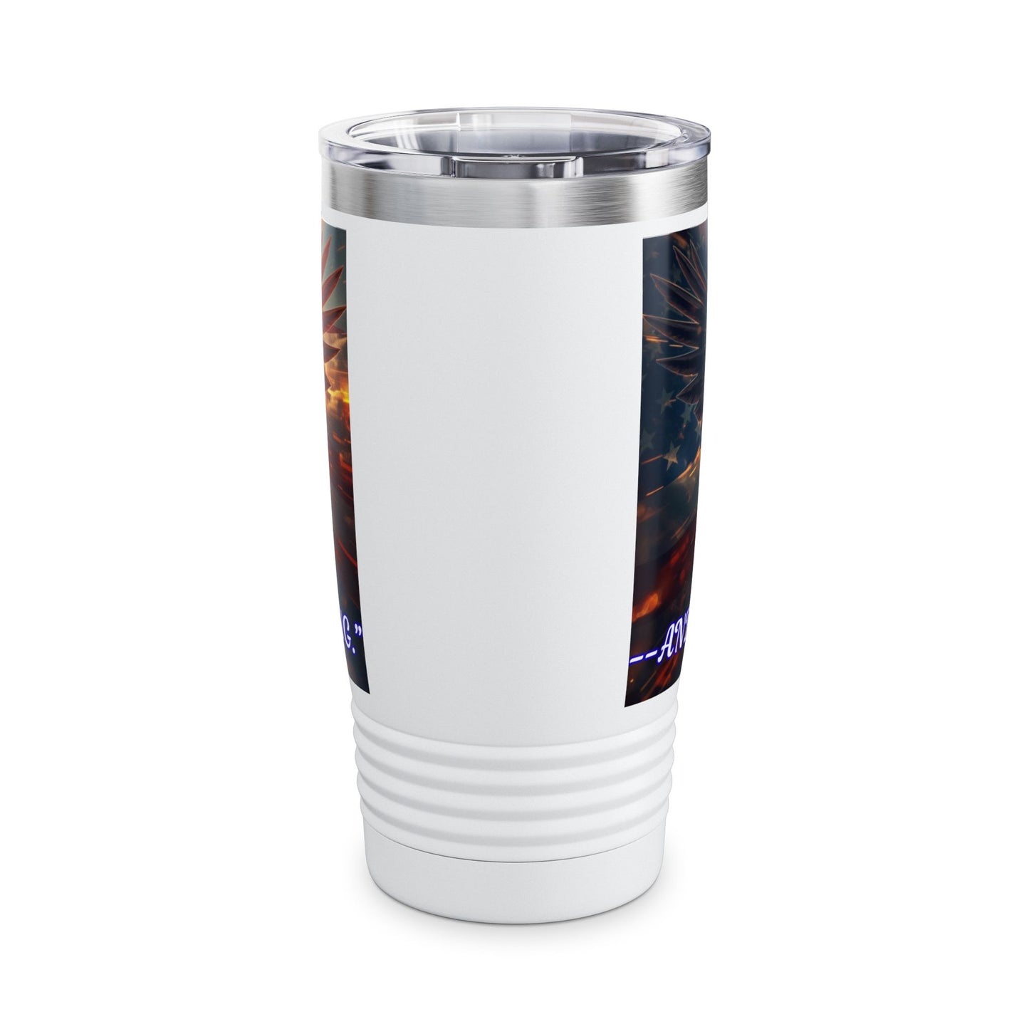 20oz Patriotic Eagle Tumbler — "250 Years of Freedom and We Are Stilling Strong"