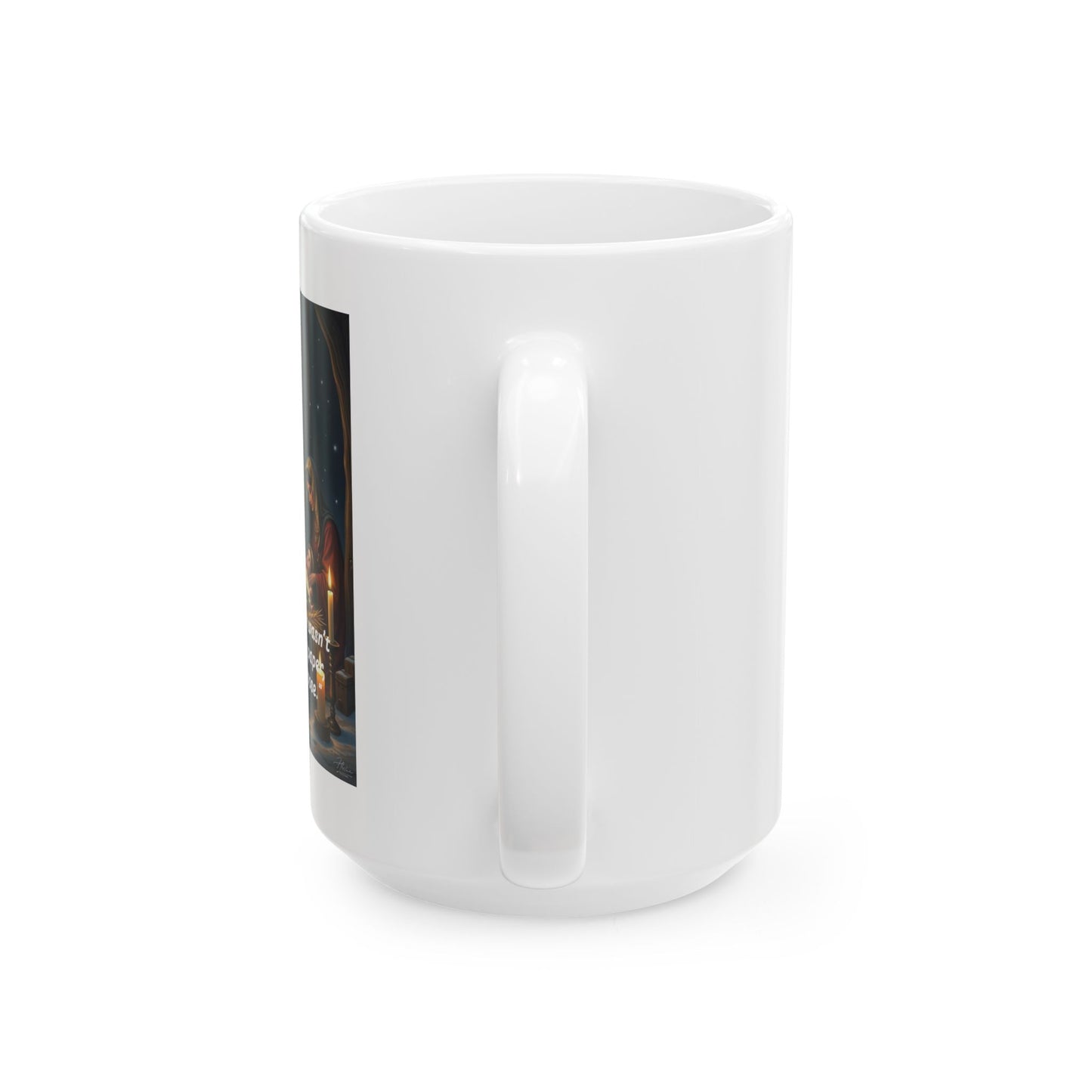 Christmas Miracle Ceramic Mug - Holiday Coffee Cup, Santa Design, Inspirational Gift, Perfect for Christmas, Unique Gift Idea  313