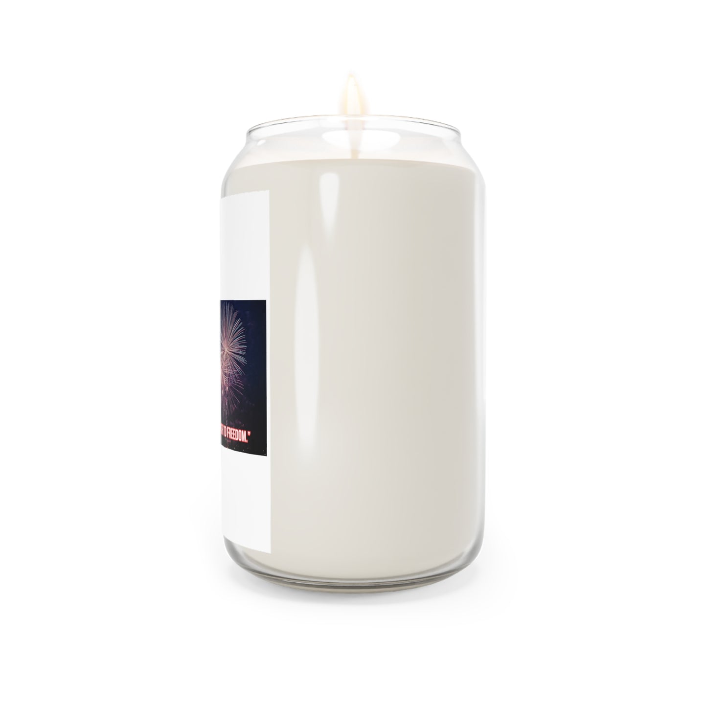 Liberty Fireworks Soy Candle — 13.75oz Scented Candle with Statue of Liberty Design