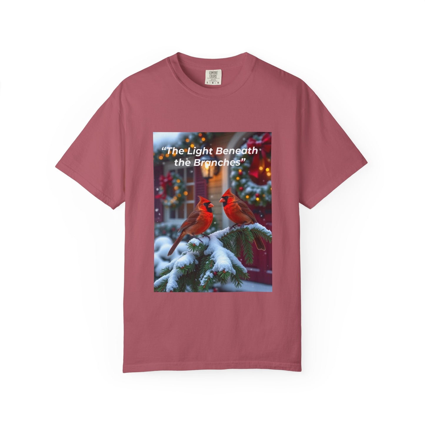 Winter Cardinal T-Shirt - Cozy Festive Shirt, Gift for Nature Lovers, Christmas Apparel, Holiday Sweater Alternative, Seasonal Tees