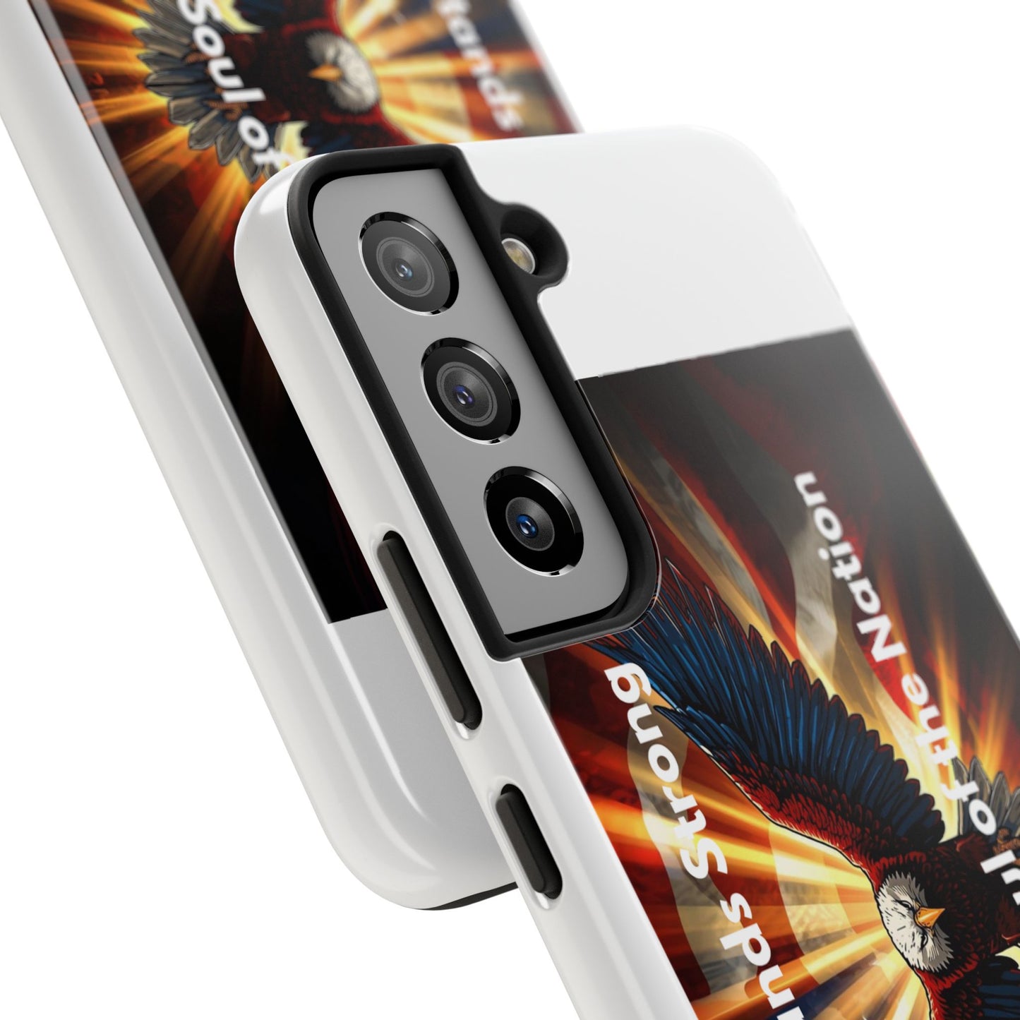 Patriotic Eagle Tough Phone Case — “Freedom Is Soul of the Nation”