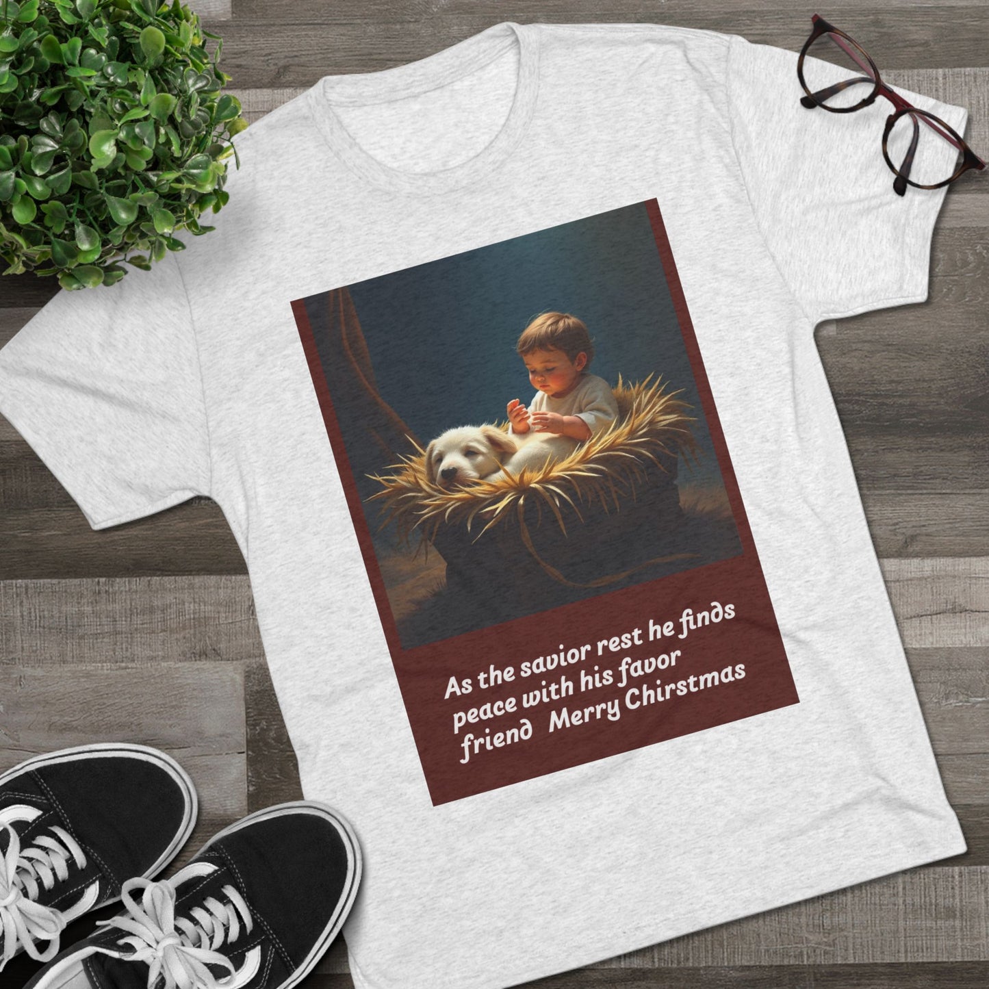Christmas Peace Crew Tee 217