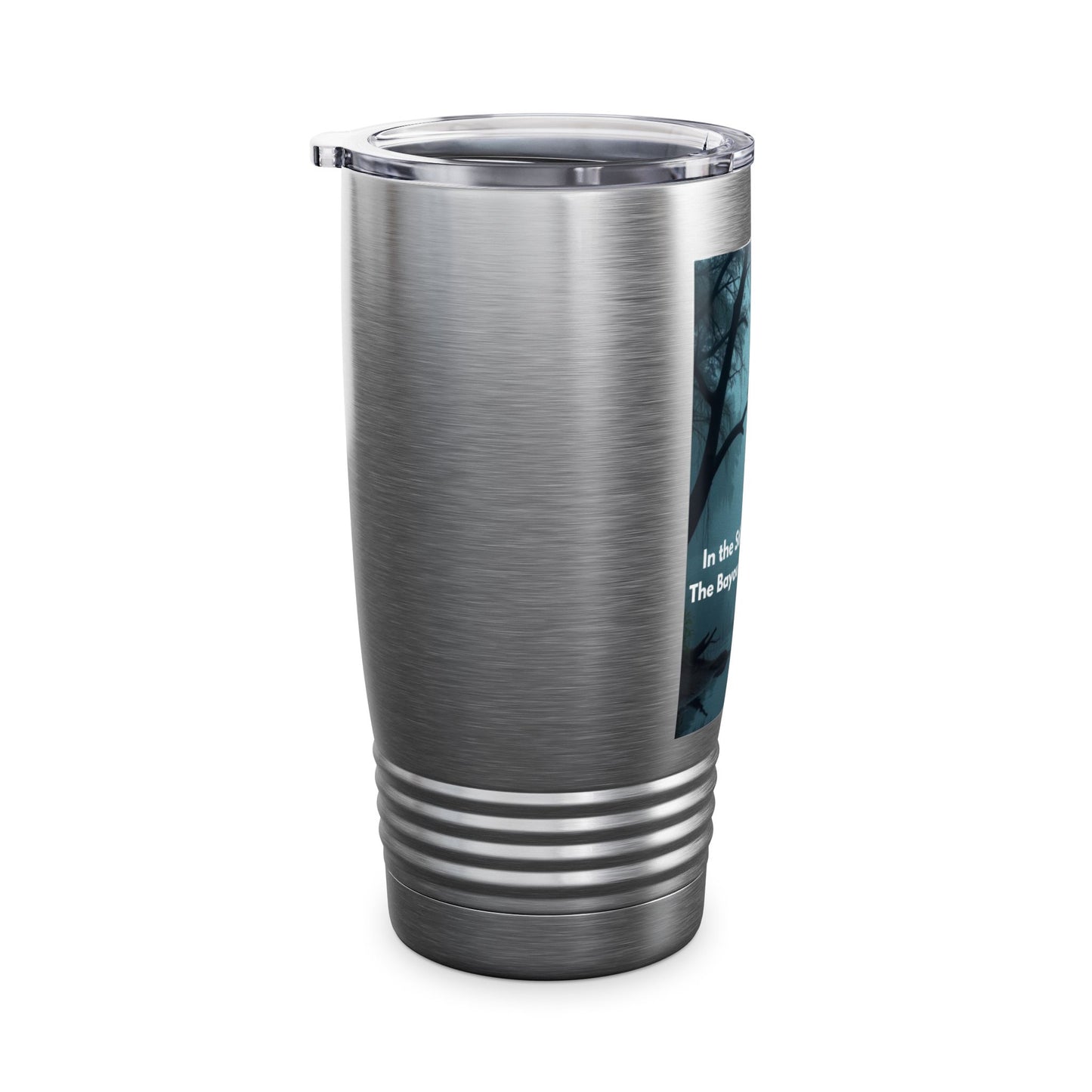 20oz Bayou Night Tumbler — "In the Stillness of the Night The Bayou Whispers His Name"