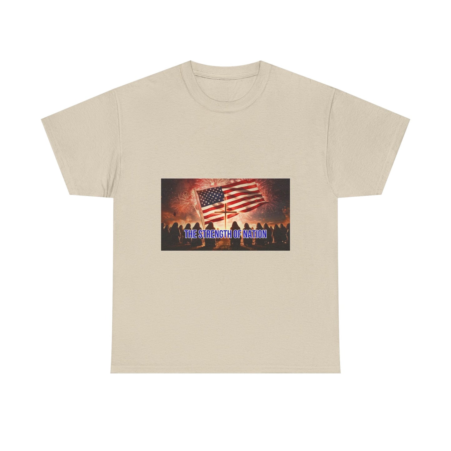 Patriotic American Flag Tee — 'Land of the Free' Graphic T-Shirt
