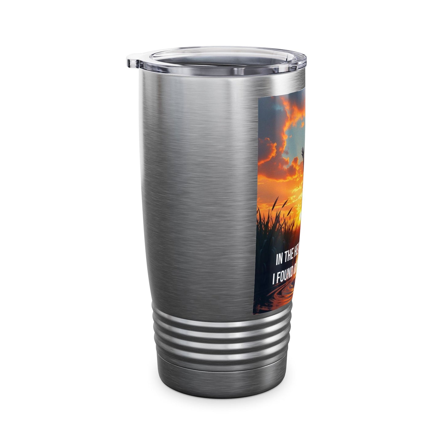 20oz Bayou Faith Tumbler – "In the Heart of the Bayou I Found On the Heart of God"