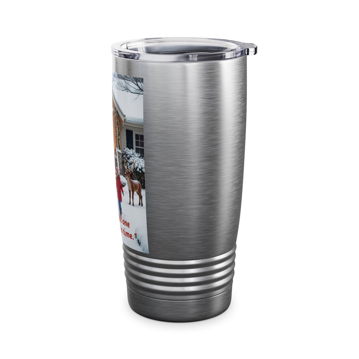 Joyful Holiday Tumbler, 20oz - Perfect for Christmas, Family Gatherings, Personalized Gifts, Winter Celebrations, Cozy Moments  320