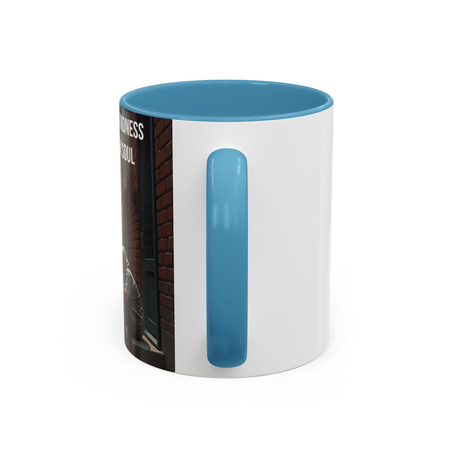 Kindness Quote Coffee Mug – "One Touch of Kindness Can Change a Soul" Accent Mug