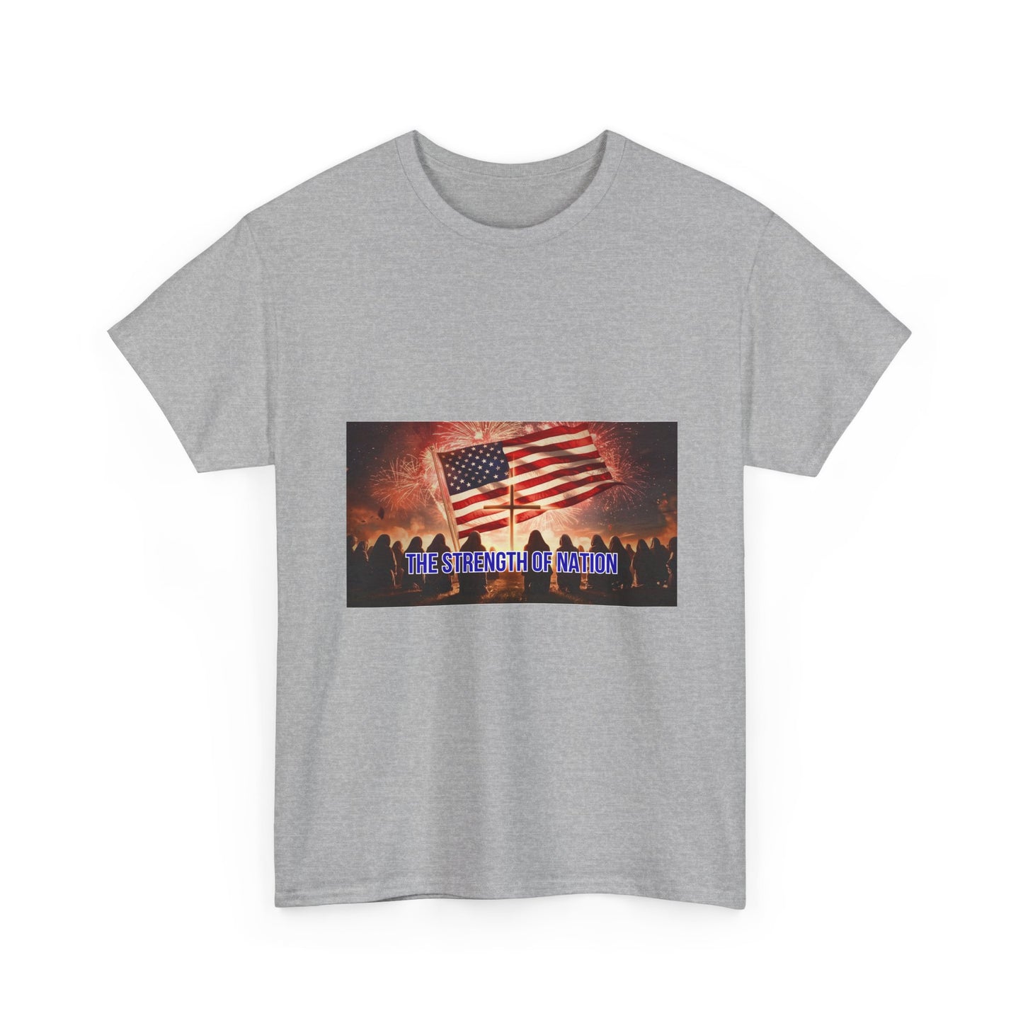 Patriotic American Flag Tee — 'Land of the Free' Graphic T-Shirt