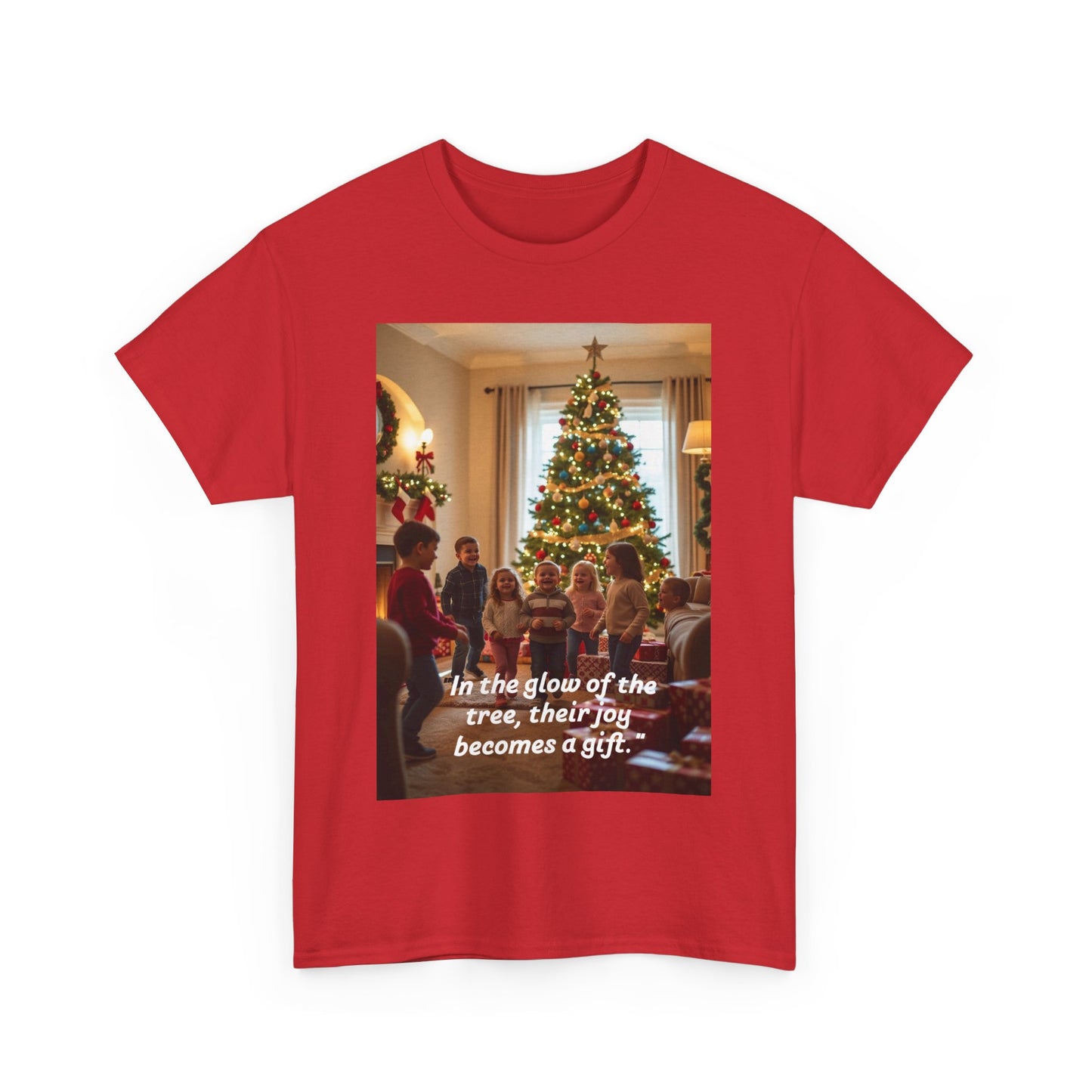 Christmas Gift Tee, Unisex Heavy Cotton T-Shirt, Holiday Apparel, Family Gathering Outfit, Seasonal Wear, Gift Idea for Him and Her