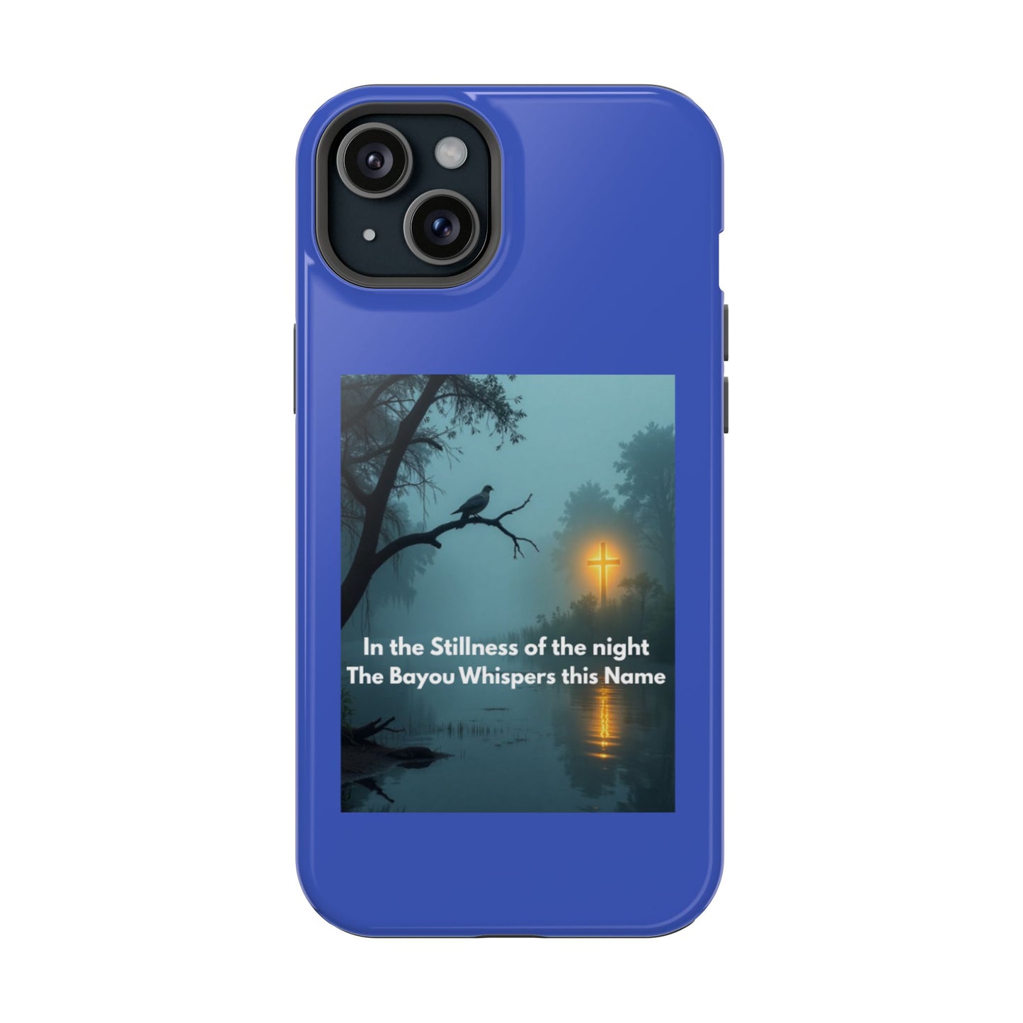 Magnetic Impact-Resistant Phone Case — Bayou Night Scene with Poem