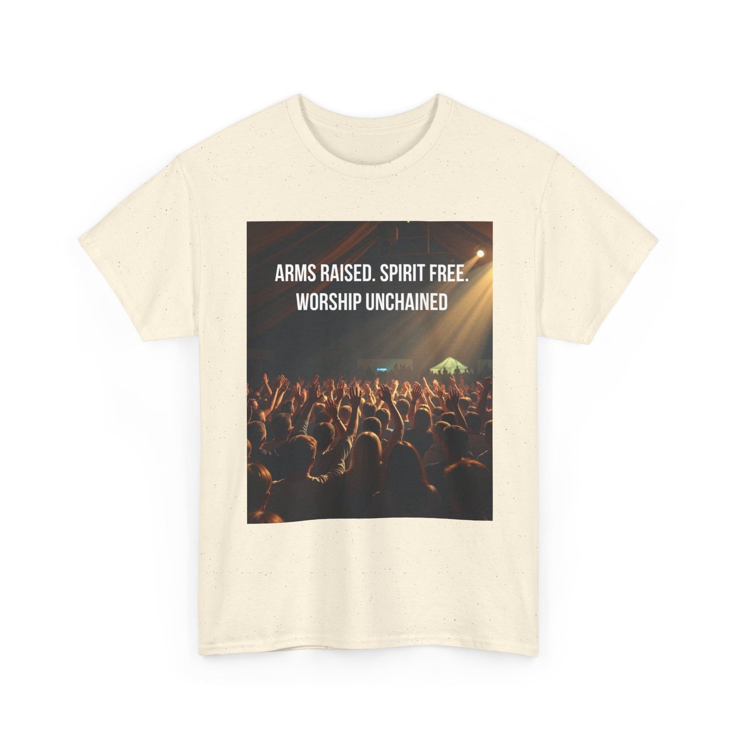 Worship Concert T‑Shirt — "Arms Raised. Spirit Free. Worship Unchained"