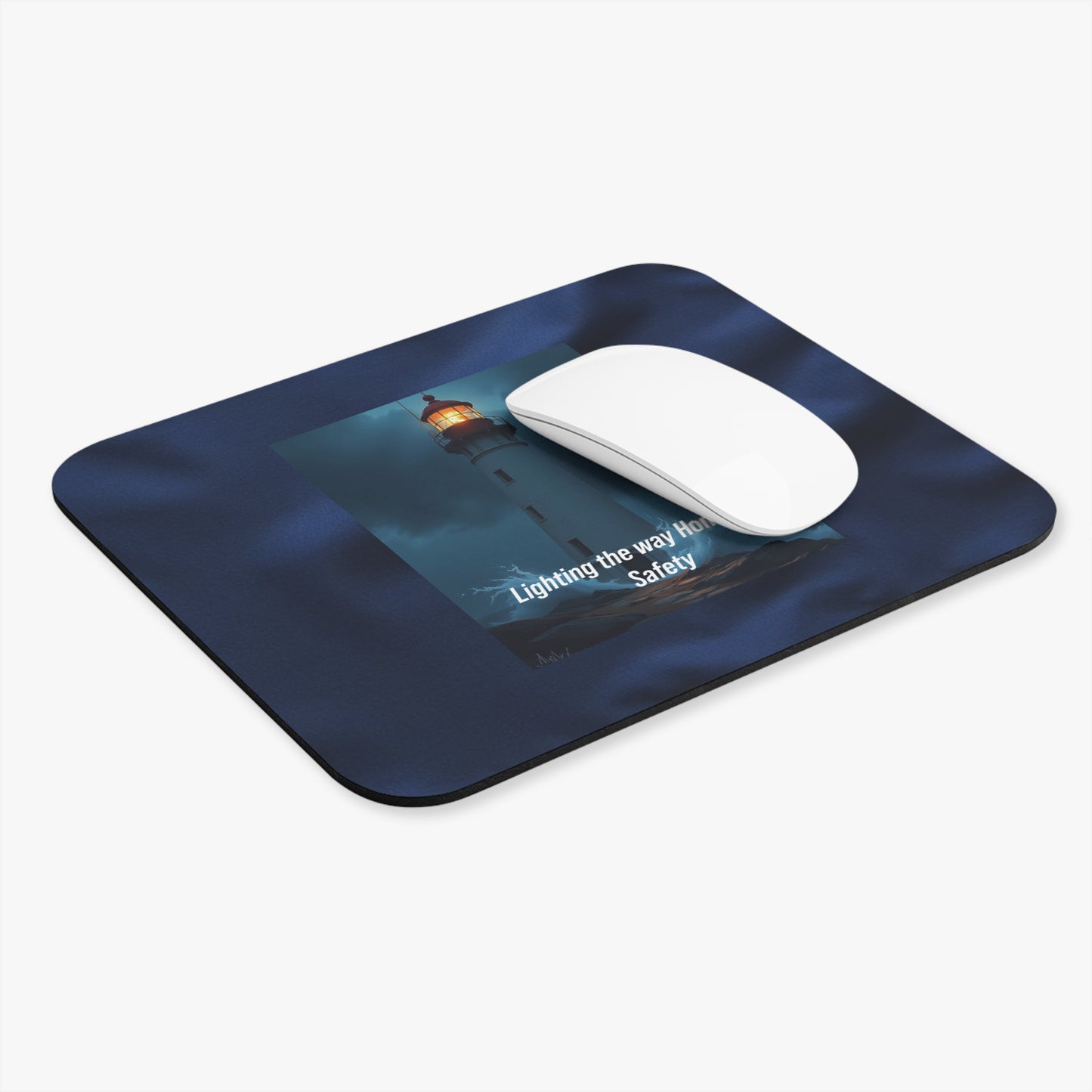 Lighthouse Mouse Pad – "Lighting the way Home to Safety" Desk Mat