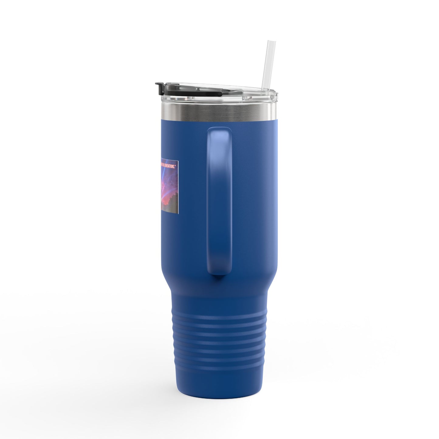 40oz Insulated Travel Mug — Capitol Nightlight Skyline Design
