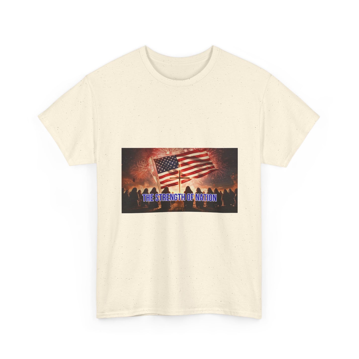 Patriotic American Flag Tee — 'Land of the Free' Graphic T-Shirt