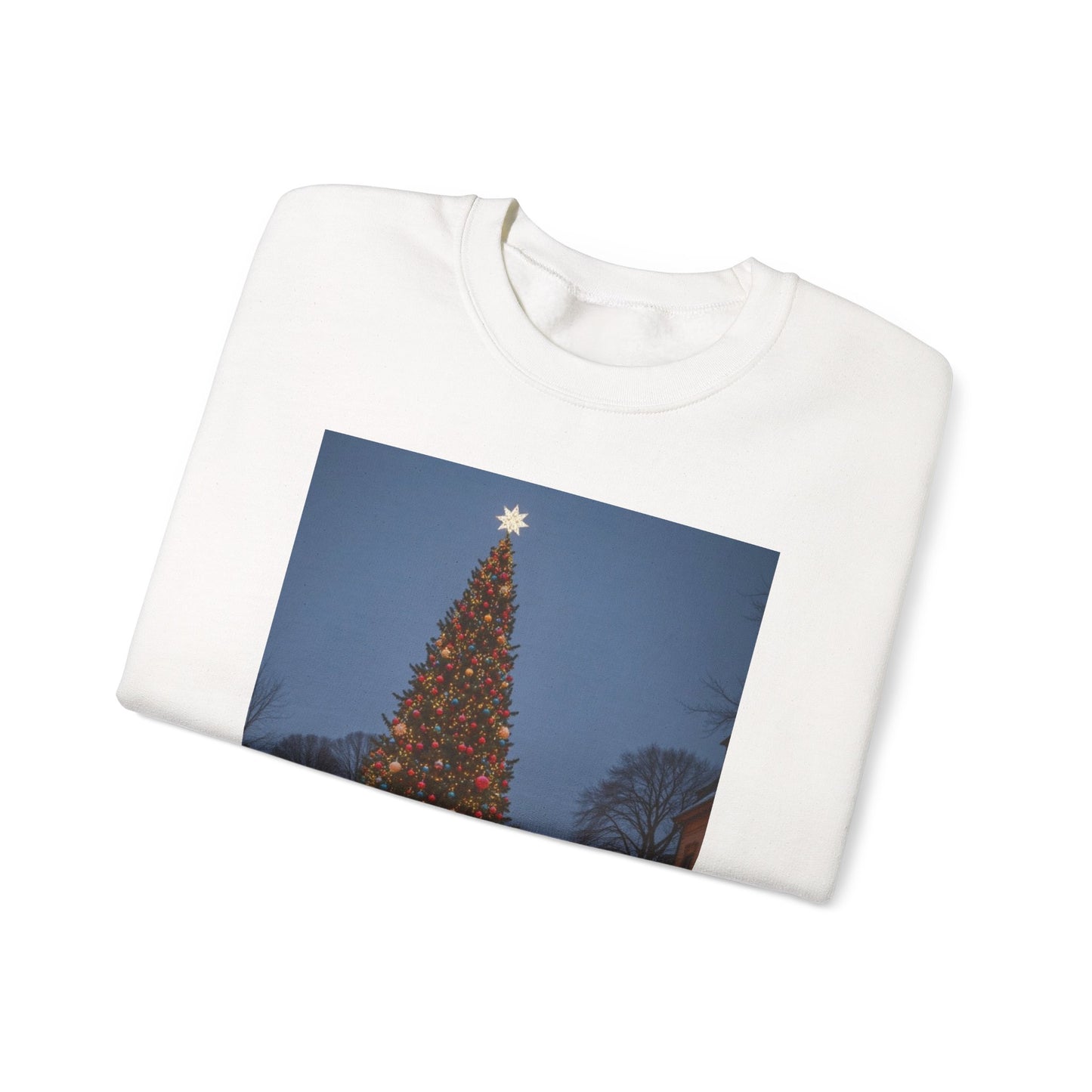 Christmas Tree Crewneck Sweatshirt, Cozy Holiday Apparel, Unisex Christmas Gift, Winter Fashion, Festive Sweatshirt