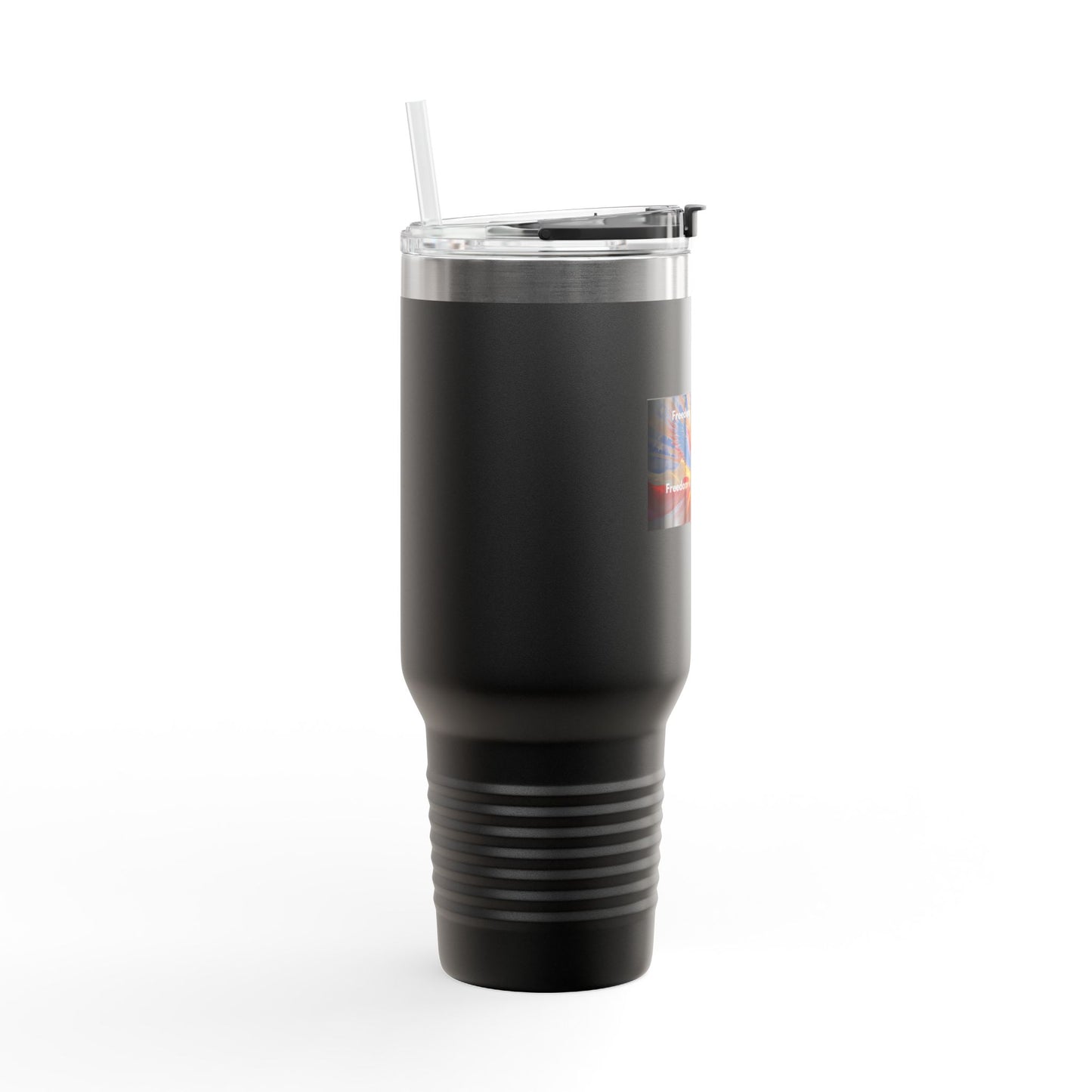 40oz Insulated Travel Mug — Freedom Wings Design
