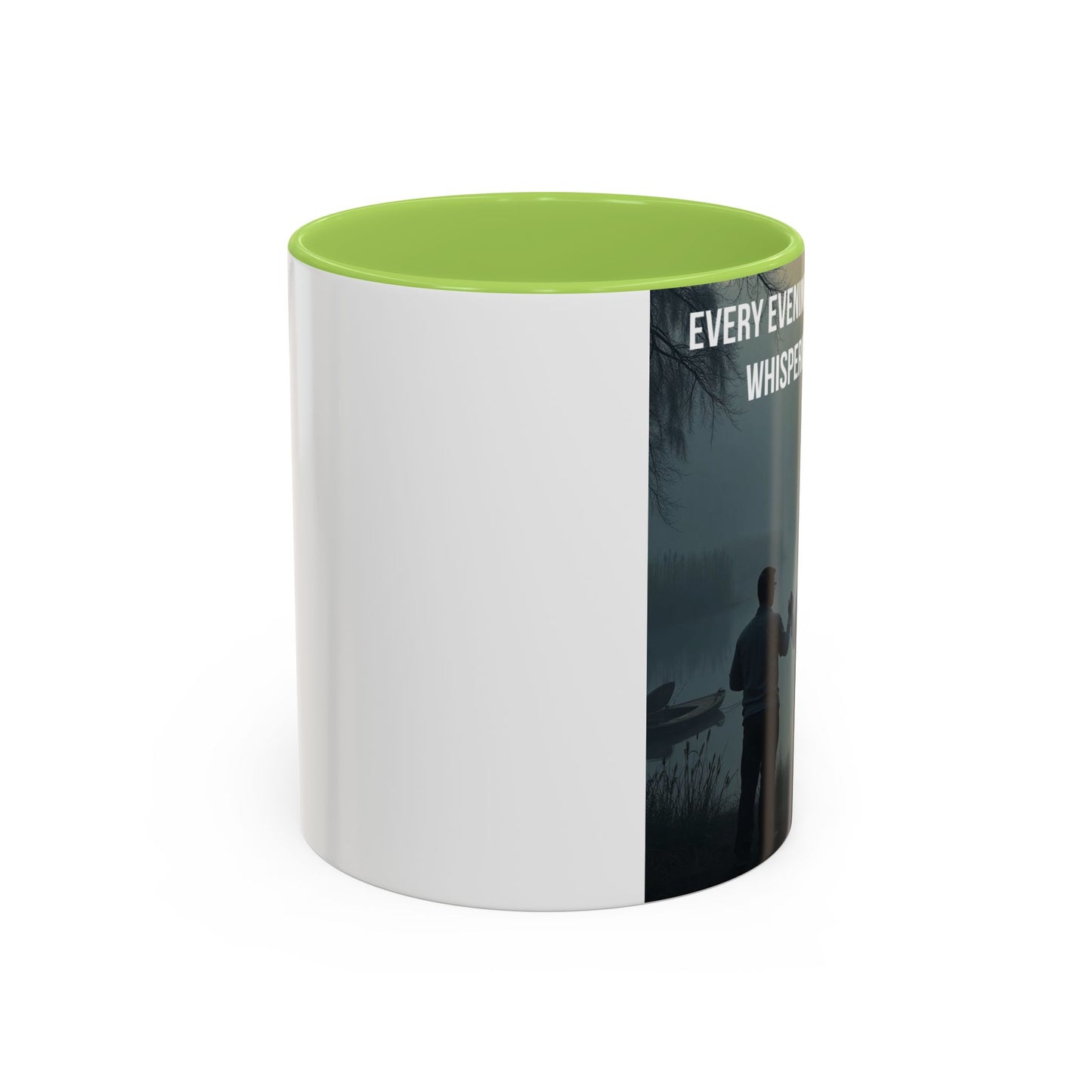 Christian Prayer Coffee Mug - "Every Evening Every Bayou Is Whispering His Name" Accent Mug