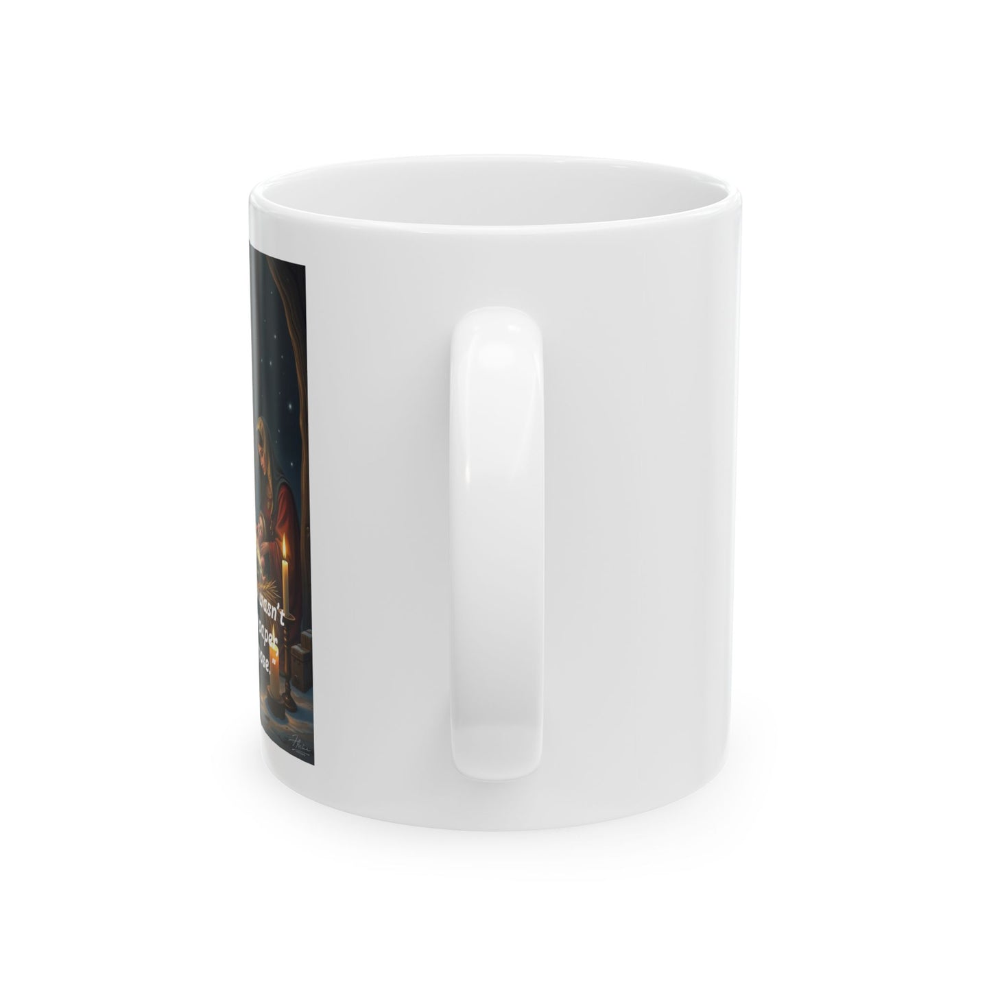 Christmas Miracle Ceramic Mug - Holiday Coffee Cup, Santa Design, Inspirational Gift, Perfect for Christmas, Unique Gift Idea  313