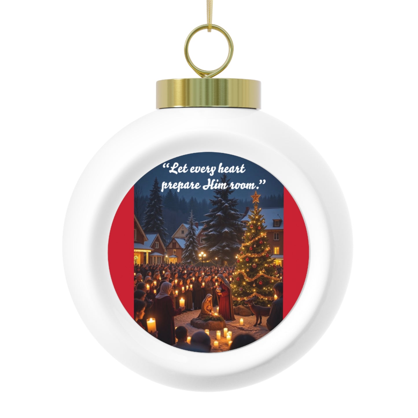 Festive Christmas Ball Ornament, Holiday Decor, Unique Tree Decoration, Gift for Christmas, Personalized Keepsake