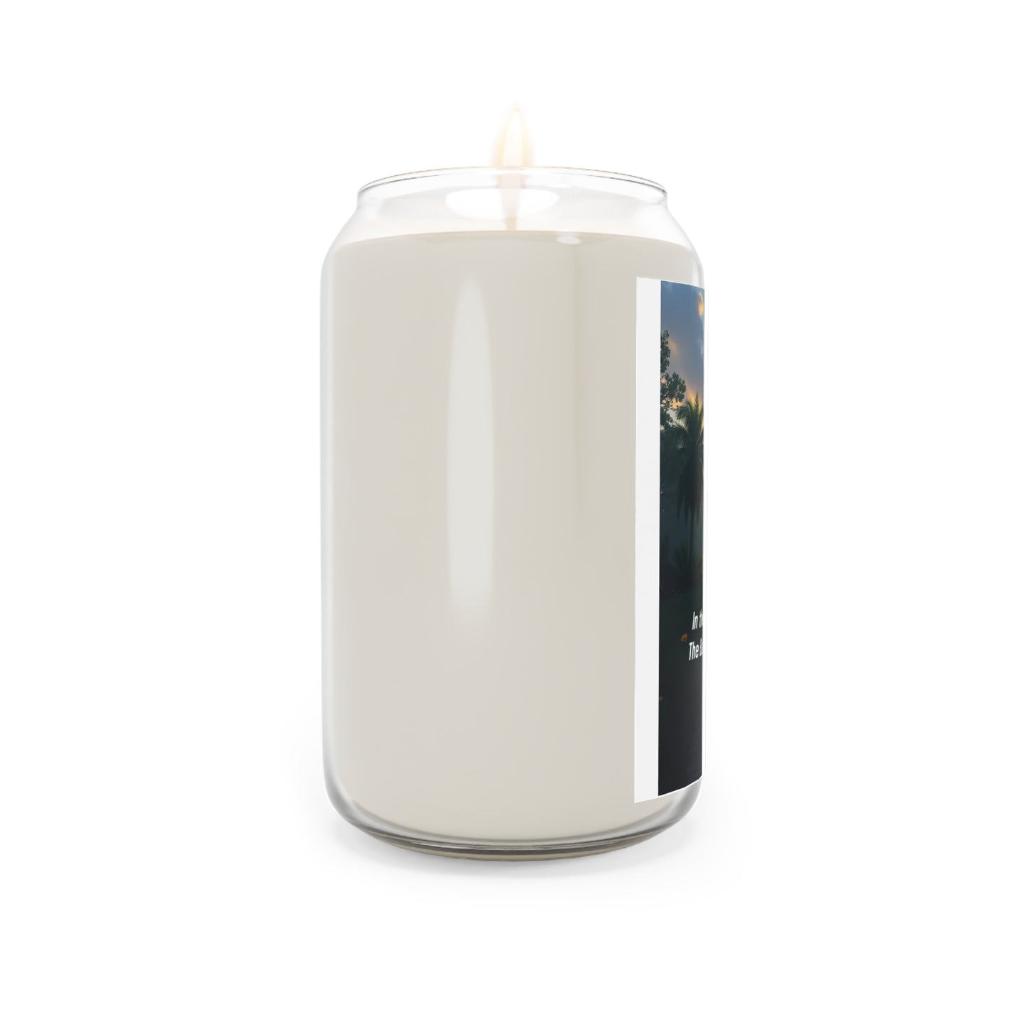 Inspirational Bayou Candle — 13.75oz Scented Soy Candle with "In the Stillness of the Night, The Bayou you whispers Grace"