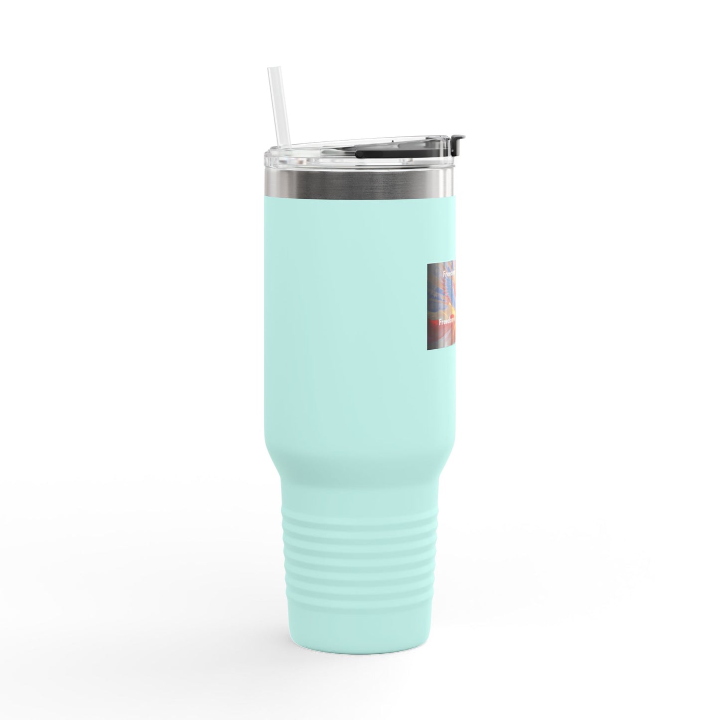 40oz Insulated Travel Mug — Freedom Wings Design