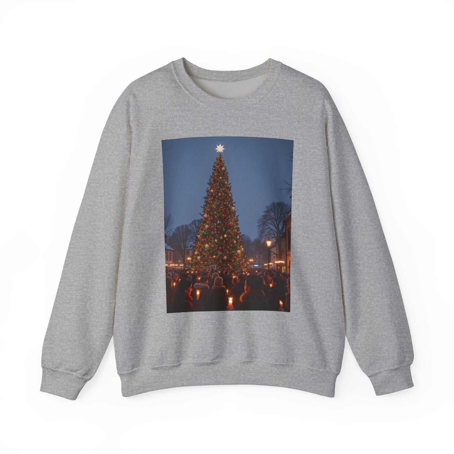 Christmas Tree Crewneck Sweatshirt, Cozy Holiday Apparel, Unisex Christmas Gift, Winter Fashion, Festive Sweatshirt