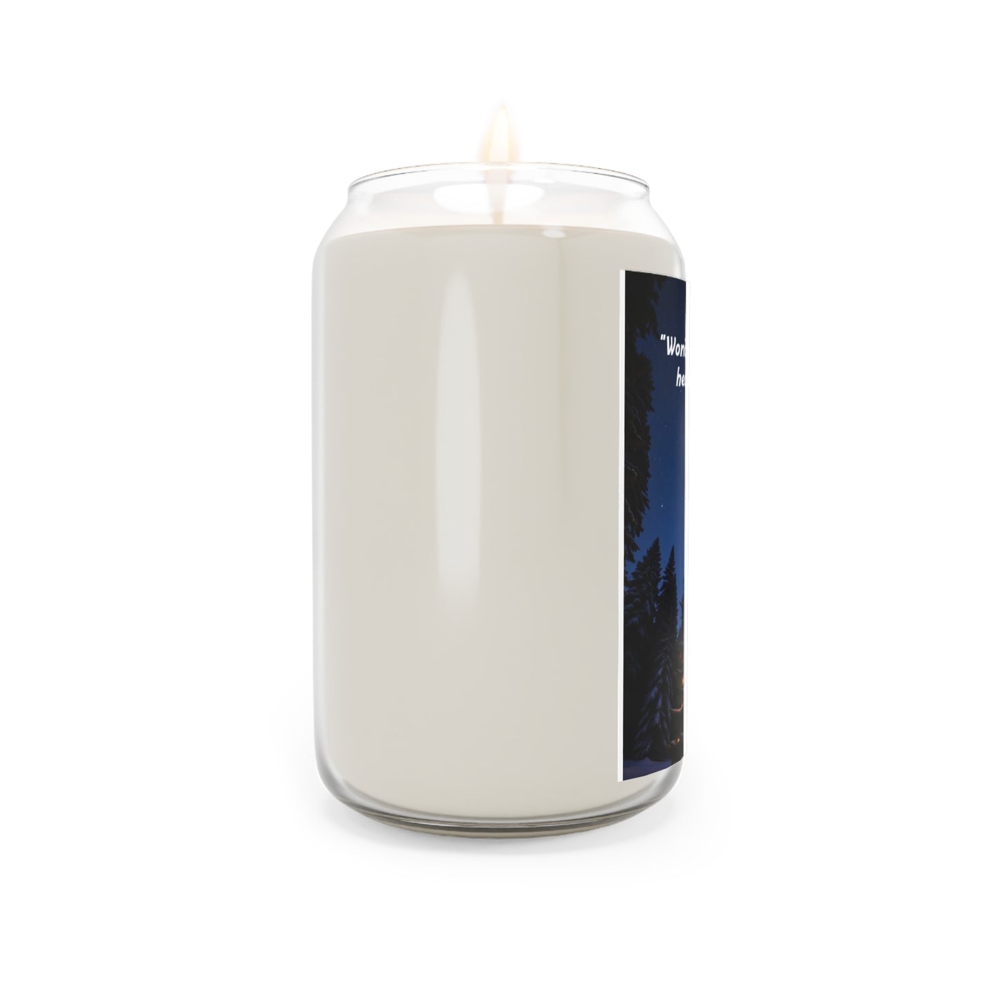 Scented Soy Candle - 'Wonder Gathers Where Hearts Are Open' | Cozy Home Decor, Relaxation Gift, Christmas Gift, Aromatherapy Candle, [...]154