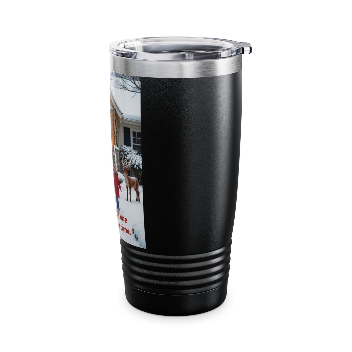 Joyful Holiday Tumbler, 20oz - Perfect for Christmas, Family Gatherings, Personalized Gifts, Winter Celebrations, Cozy Moments  320