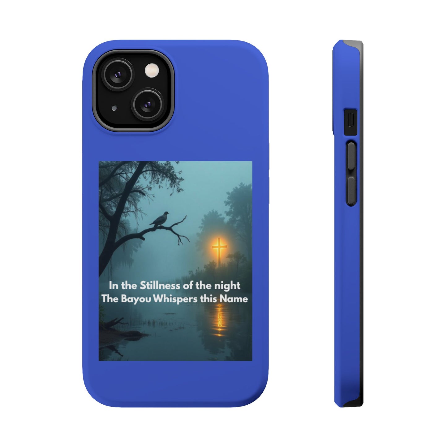 Magnetic Impact-Resistant Phone Case — Bayou Night Scene with Poem