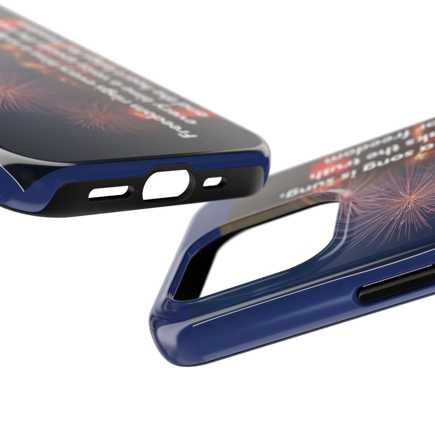 Fireworks Freedom Tough Phone Case — Patriotic 4th of July Quote Case