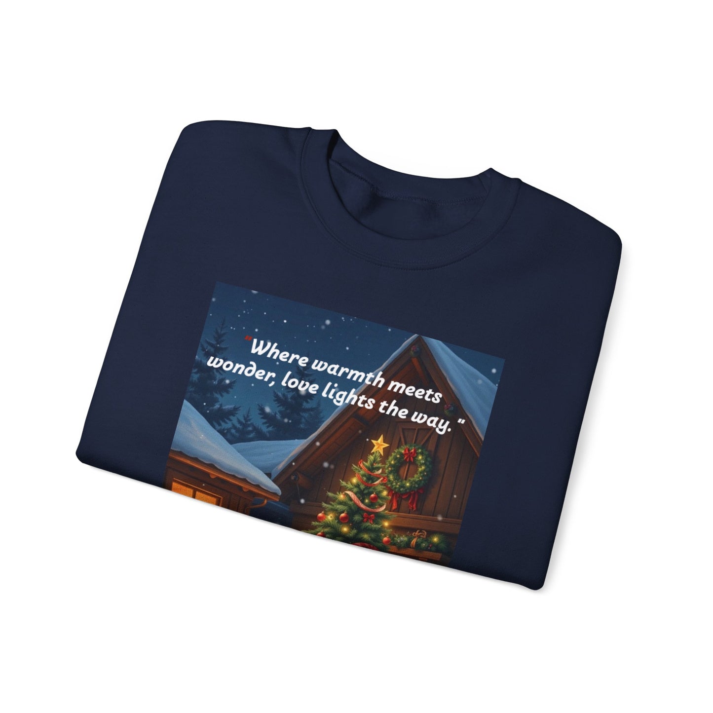 Cozy Holiday Sweatshirt | Where Warmth Meets Wonder, Christmas Gift for Winter, Family Gatherings, Festive Apparel, Seasonal Fashion