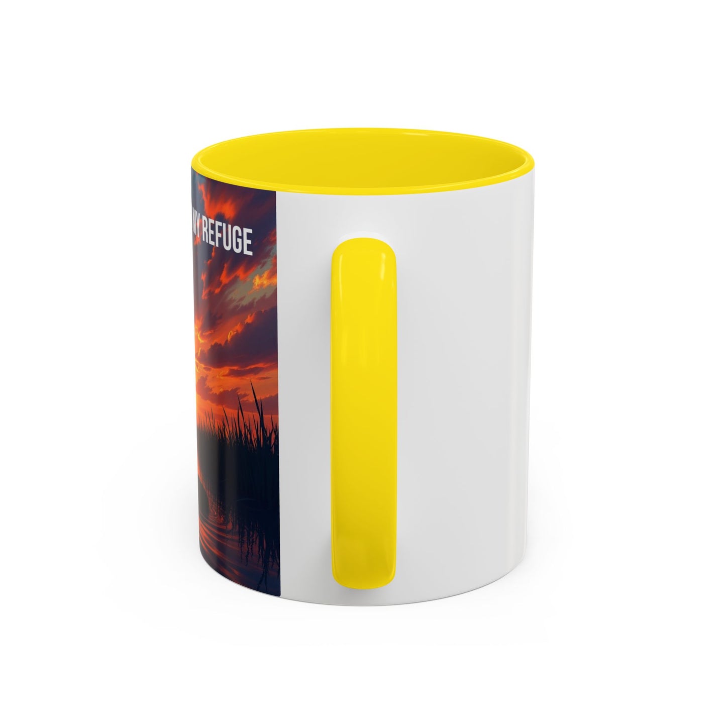 Inspirational Worship Coffee Mug - "In Worship, I Find My Refuge"