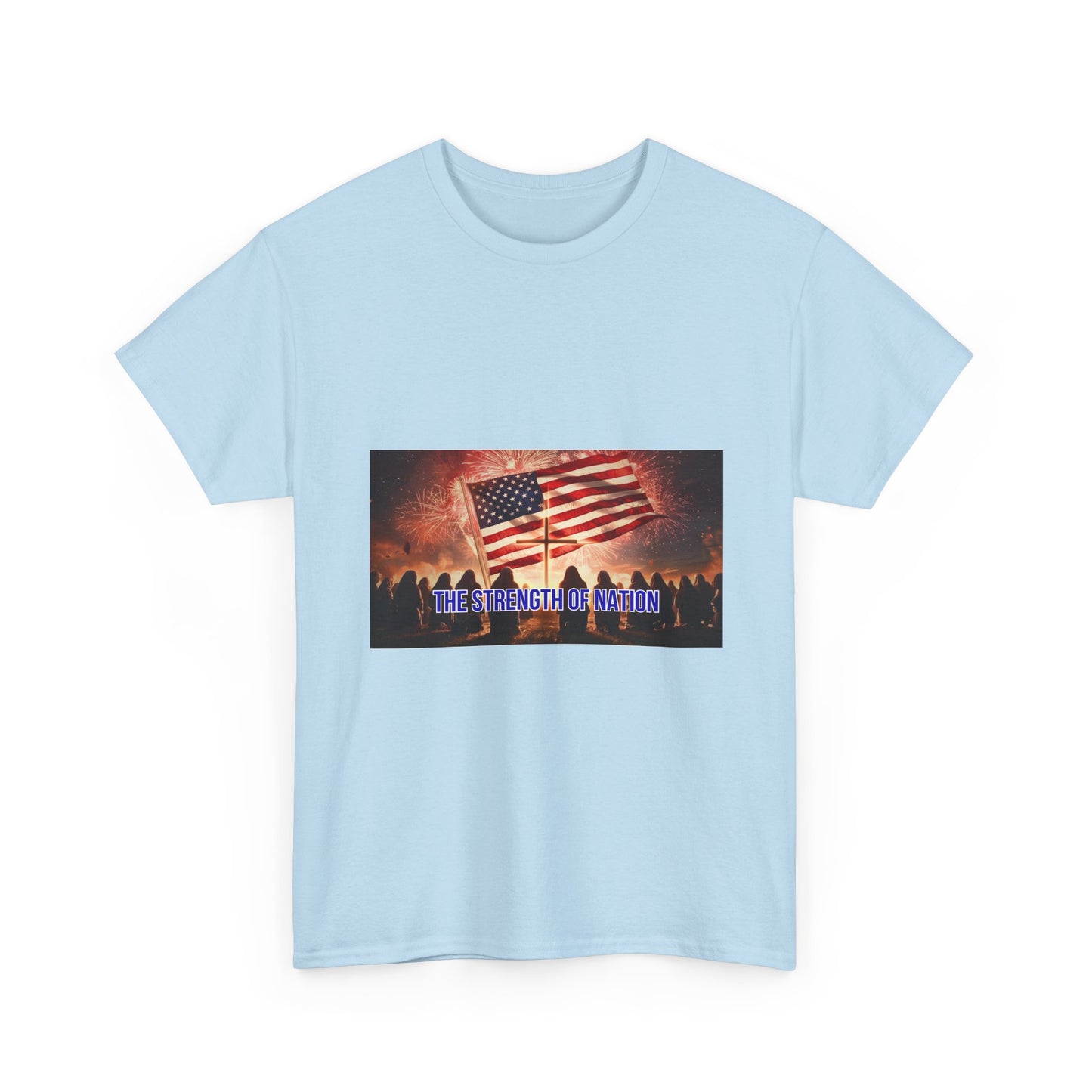 Patriotic American Flag Tee — 'Land of the Free' Graphic T-Shirt