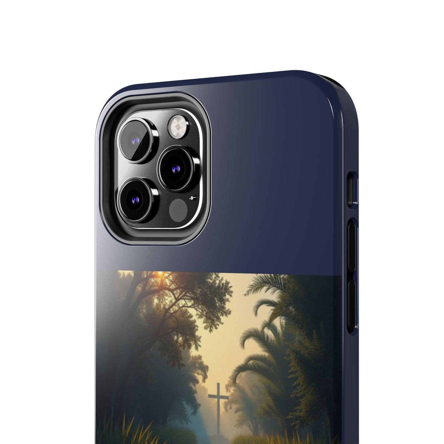 Bayou Cross Phone Case — "In the Stillness of the Night, The Bayou Whispers His Name"