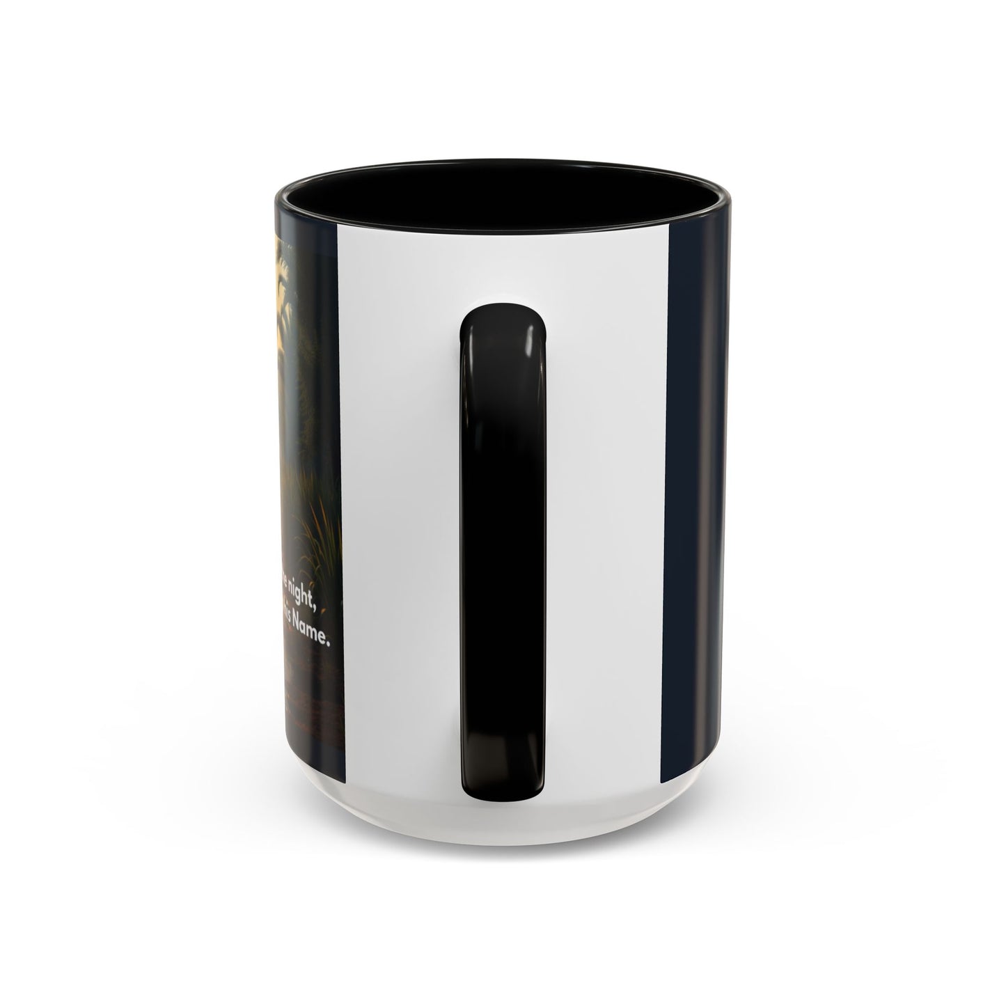 Bayou Night Coffee Mug — 'In the Stillness of the Night, The Bayou Whispers His Name' Accent Mug