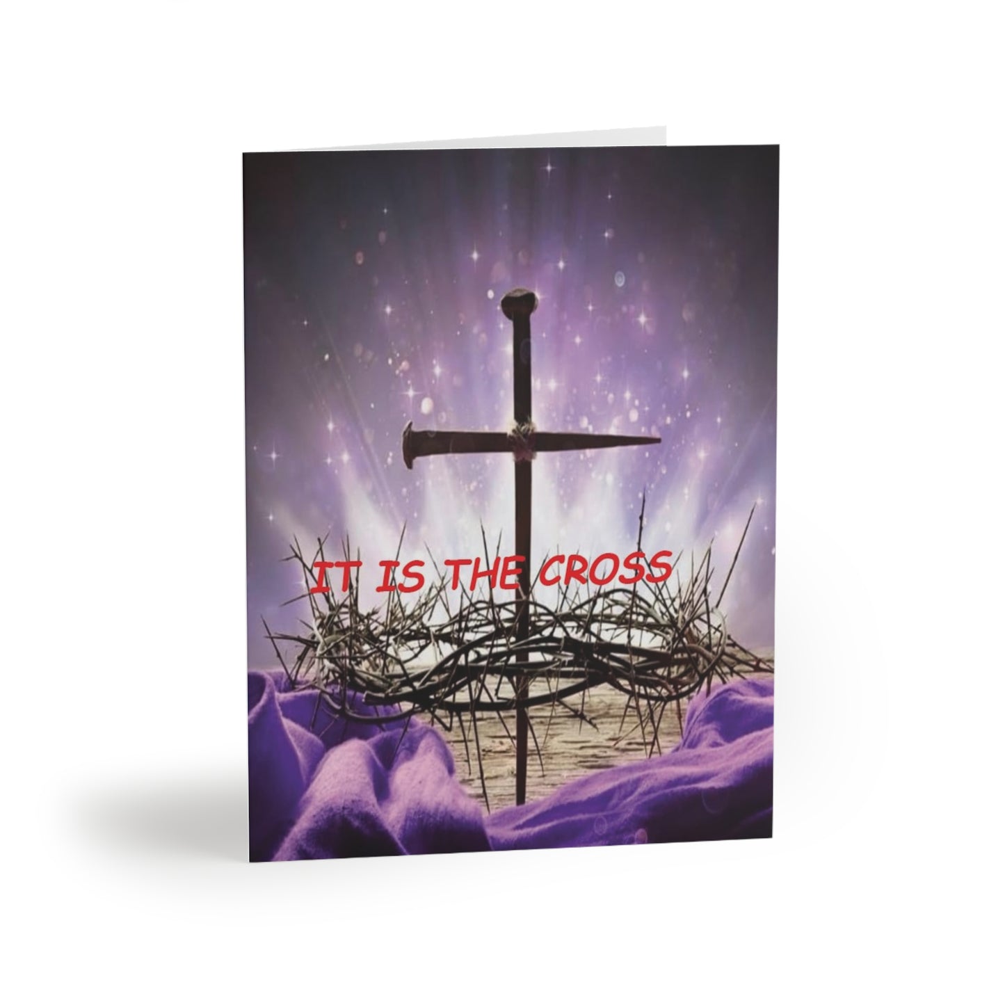 Religious Greeting Cards — "It Is The Cross" Christian Sympathy & Easter Card Pack (8/16/24)
