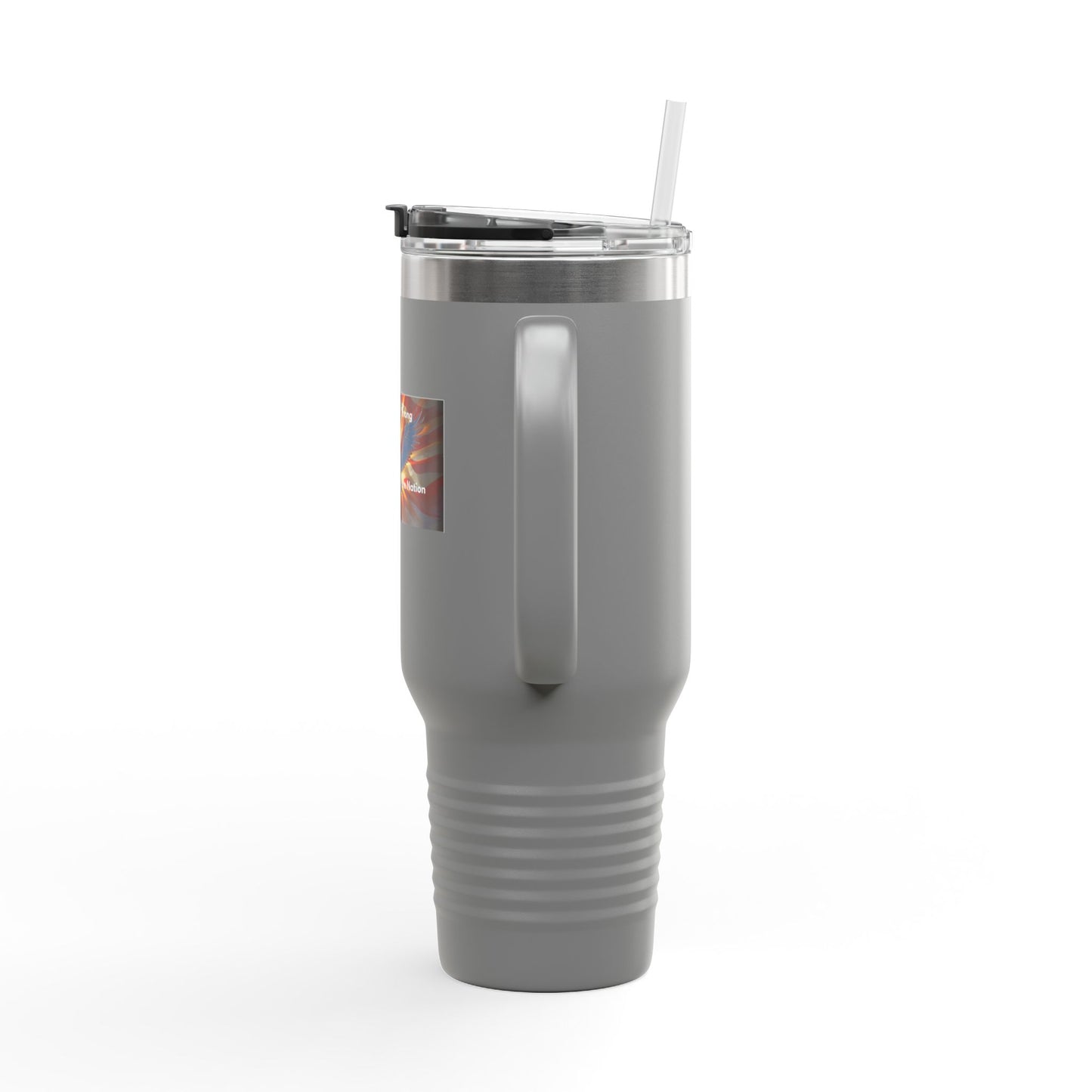 40oz Insulated Travel Mug — Freedom Wings Design