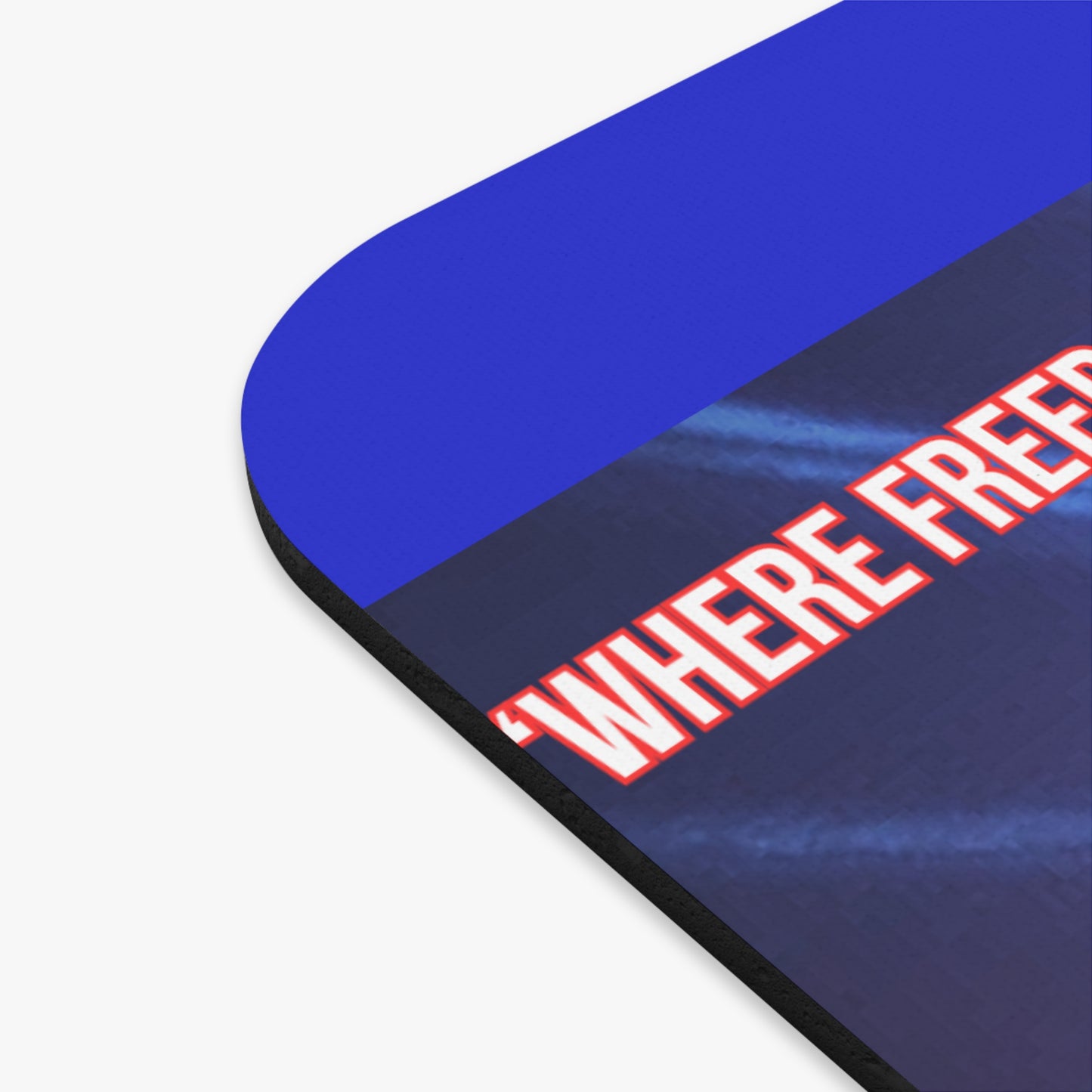 Patriotic Capitol Fireworks Mouse Pad — "Where Freedom’s Voice Echoes Through the Generations."