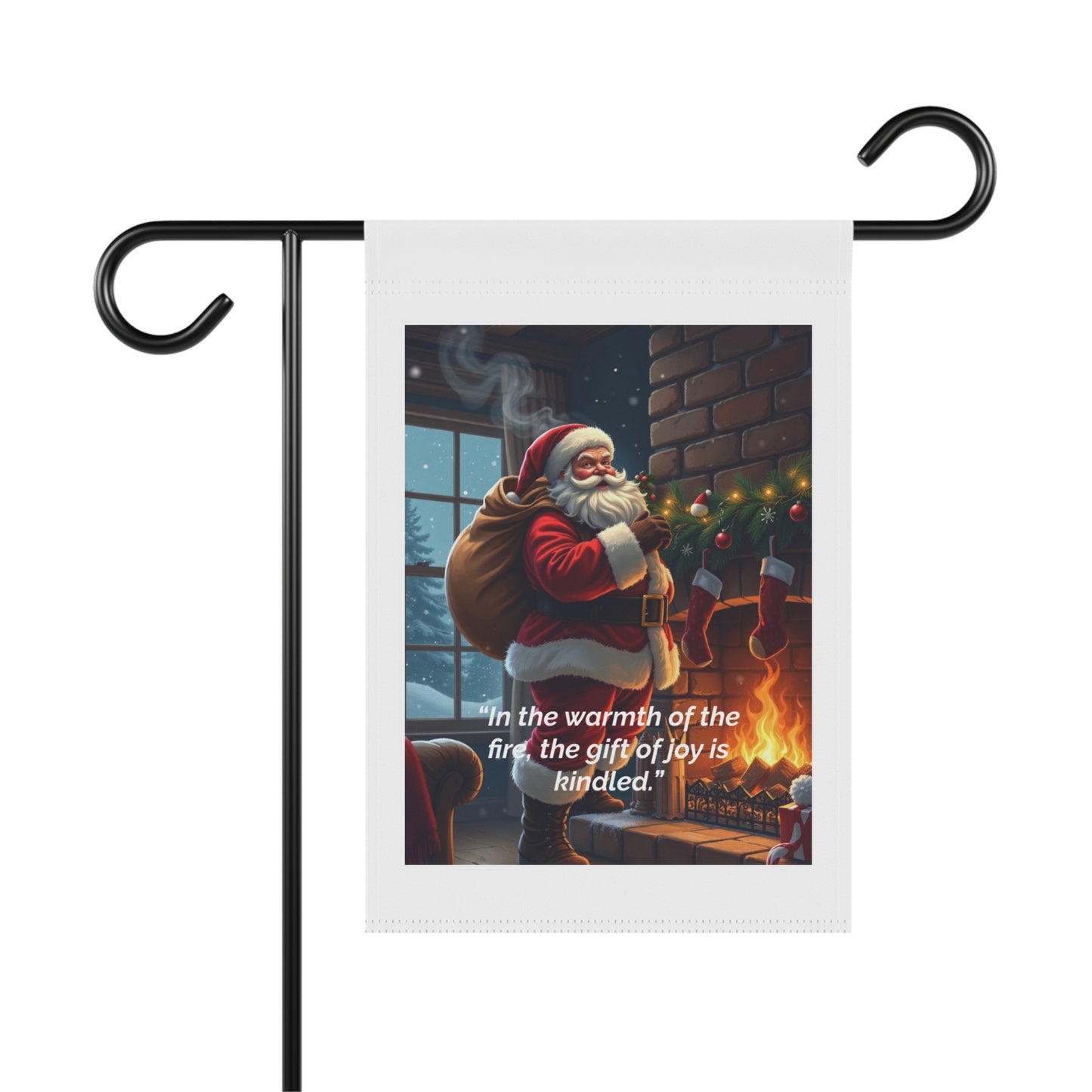 In the warmth of the fire, the gift of joy is kindled