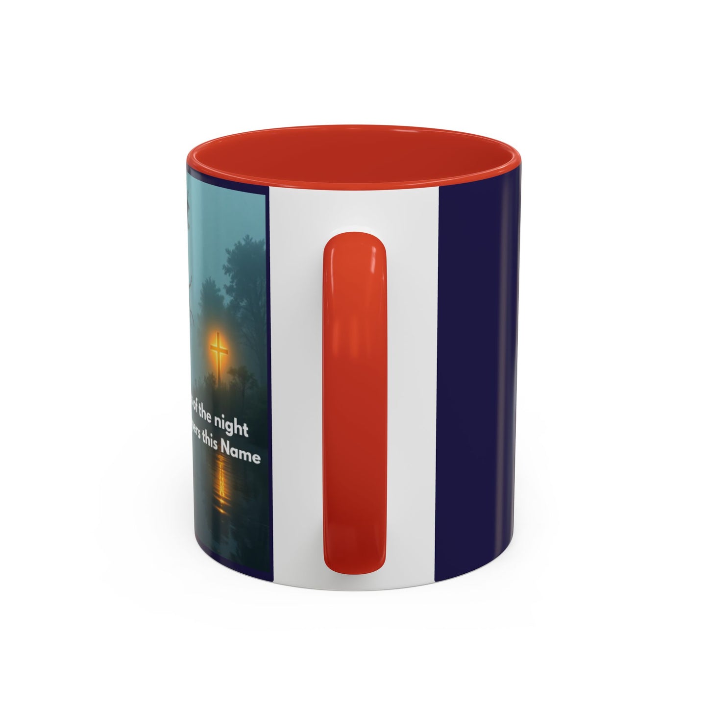 Accent Coffee Mug — Bayou Night Scene with Poetic Quote (11/15oz)