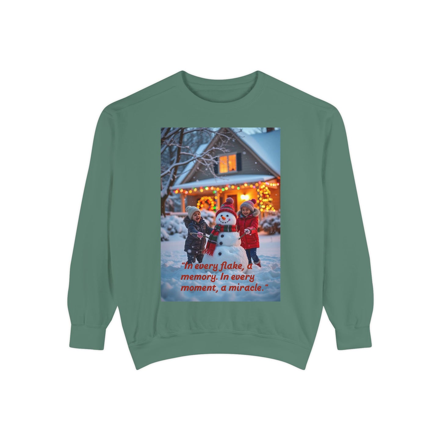 Cozy Holiday Sweatshirt - Memory Moments, Winter Style, Christmas Gift, Family Gathering, Comfy Layer